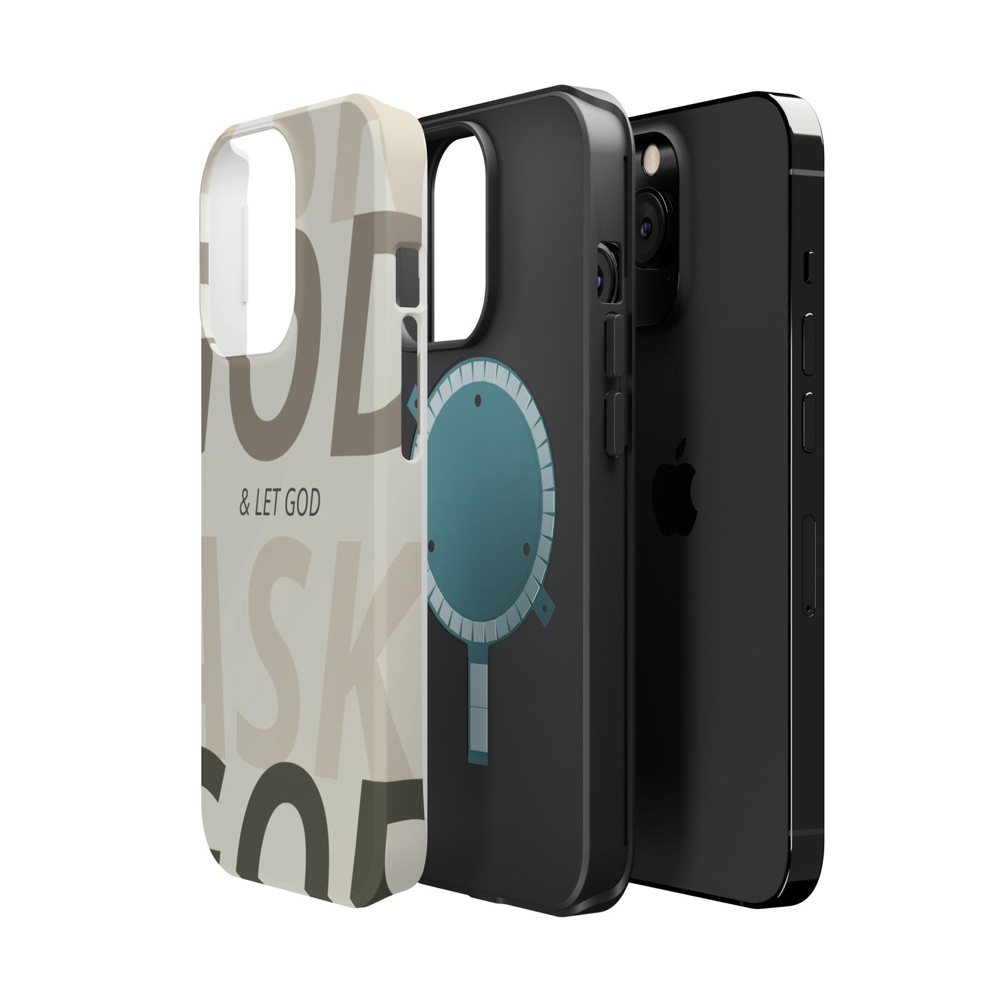 Protective iPhone Case — "Fold & Let God" Magnetic Impact-Resistant Phone Cover