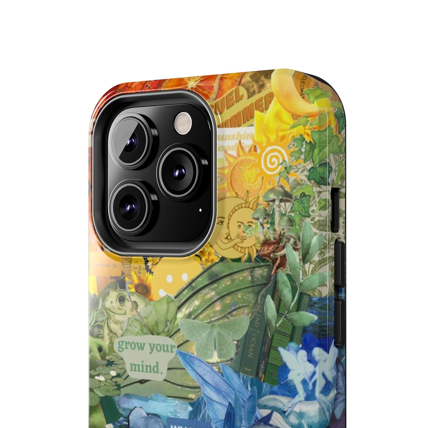Collage Art Phone Case — 'Grow Your Mind' Lavender Haze Tough Case
