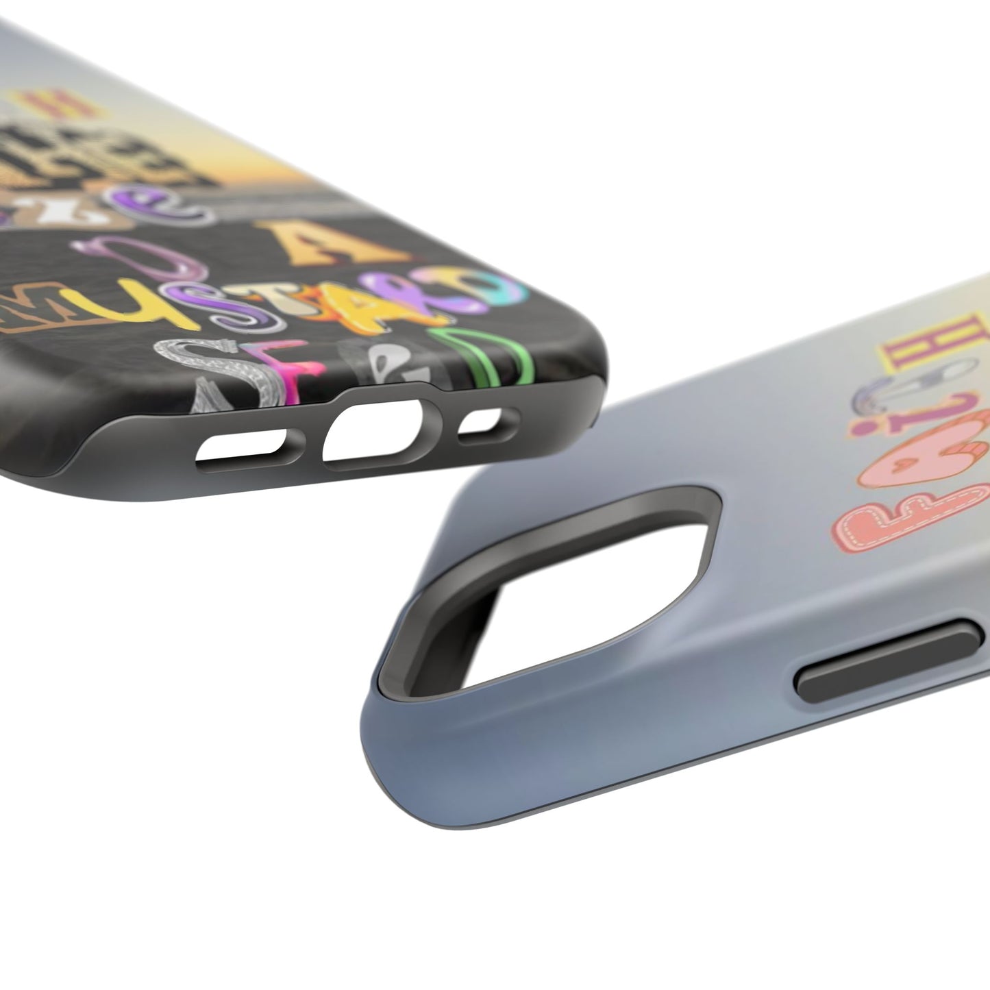 Magnetic Impact-Resistant Phone Case — "Faith the Size of a Mustard Seed" Sunset Design