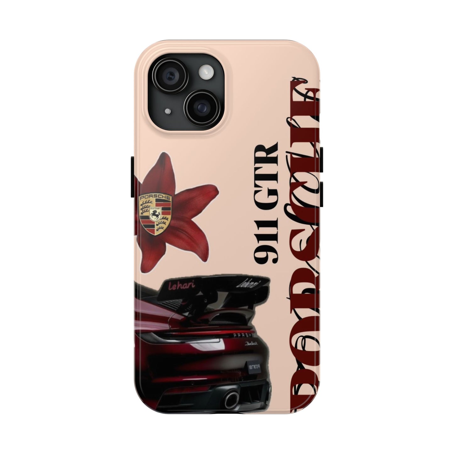 Porsche 911 GT-R Red Orchid Tough Phone Case — Sports Car Protective Cover