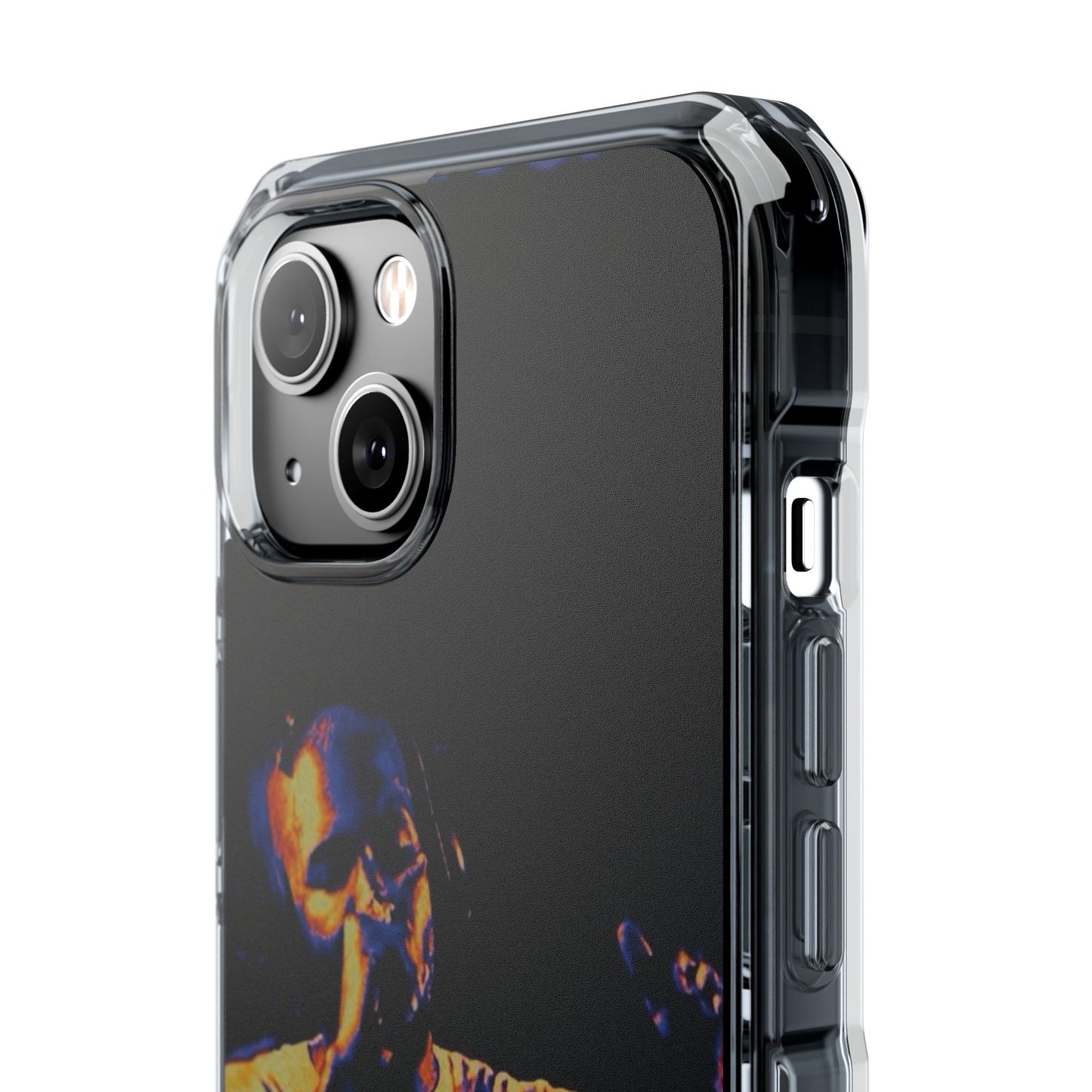 Clear Magnetic Phone Case — Live Concert Microphone Design