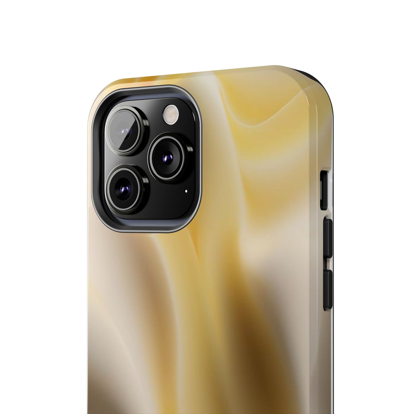 Gold Marble Tough Phone Case — Protective iPhone Case with Elegant Swirl Design