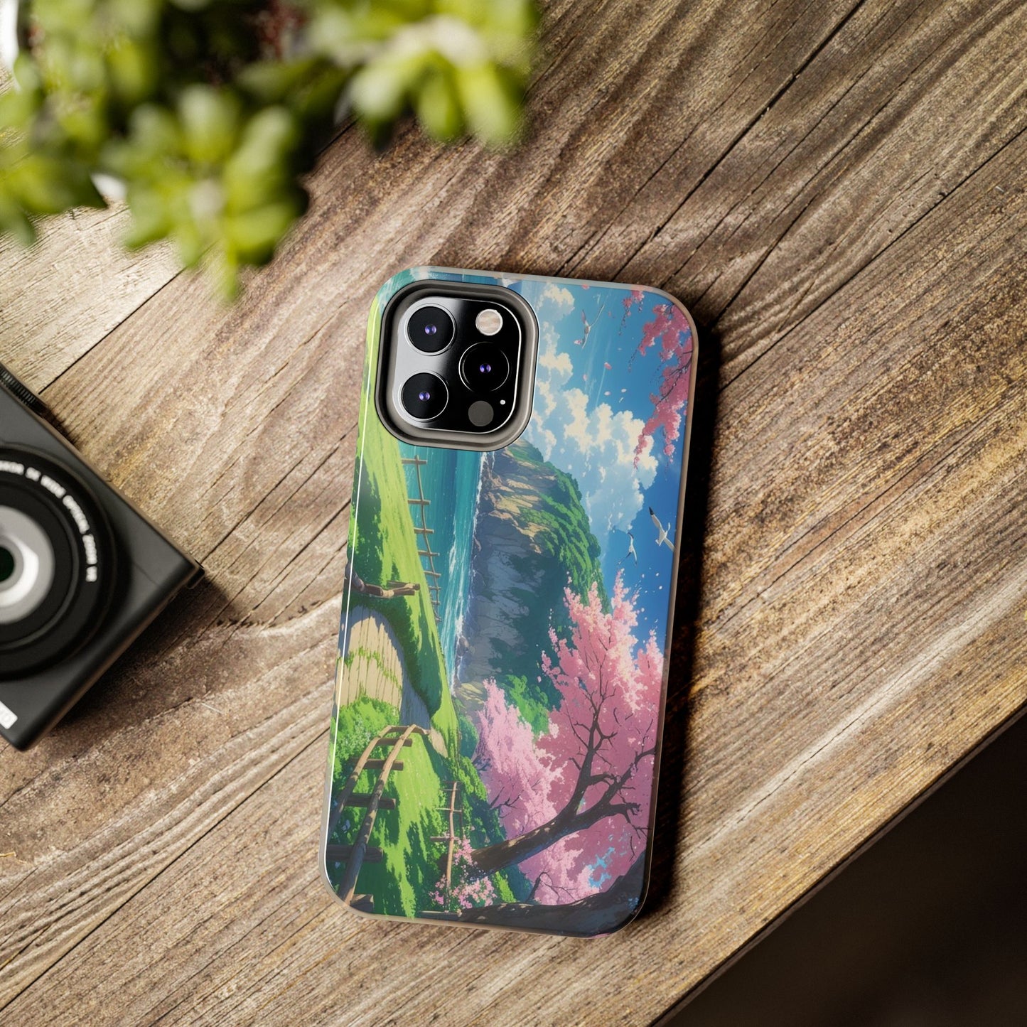 Tough Phone Case — Scenic Cherry Blossom Landscape Phone Cover