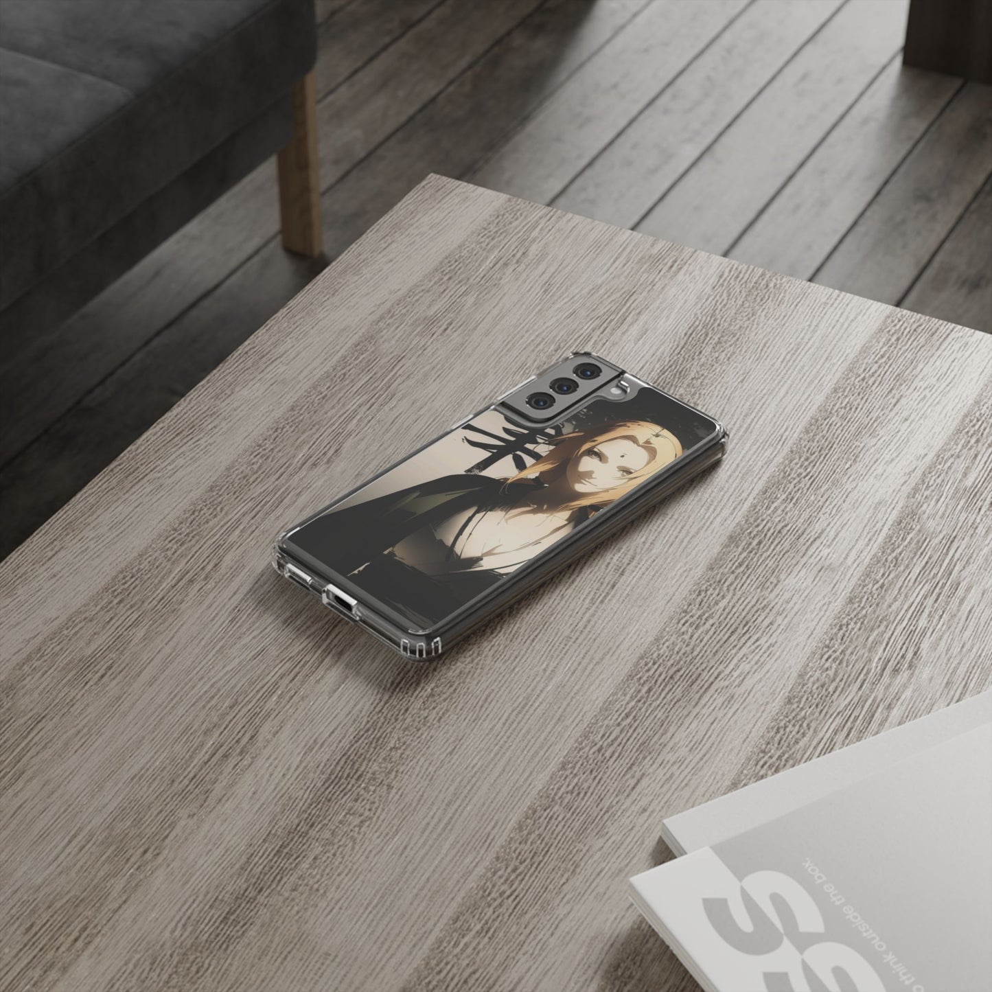 Clear Anime Character Impact-Resistant Phone Case