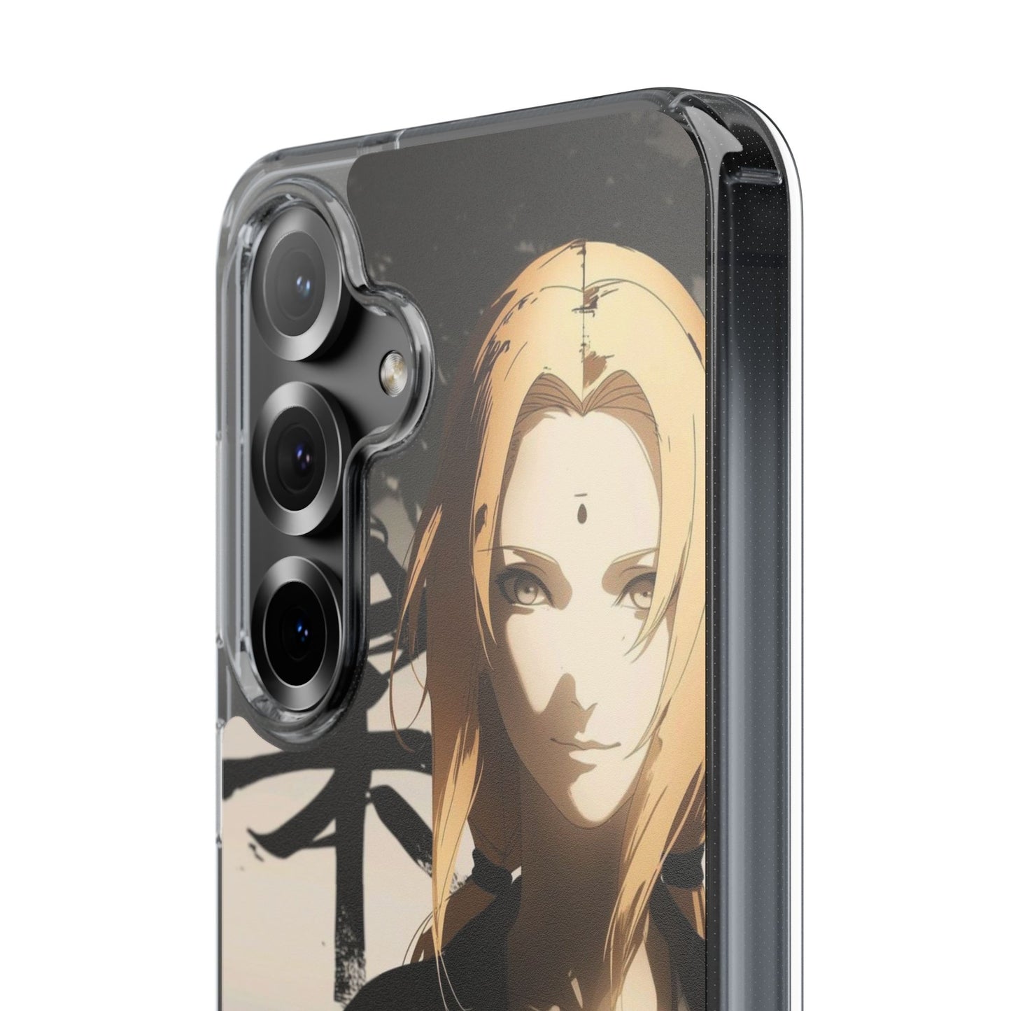 Clear Anime Character Impact-Resistant Phone Case