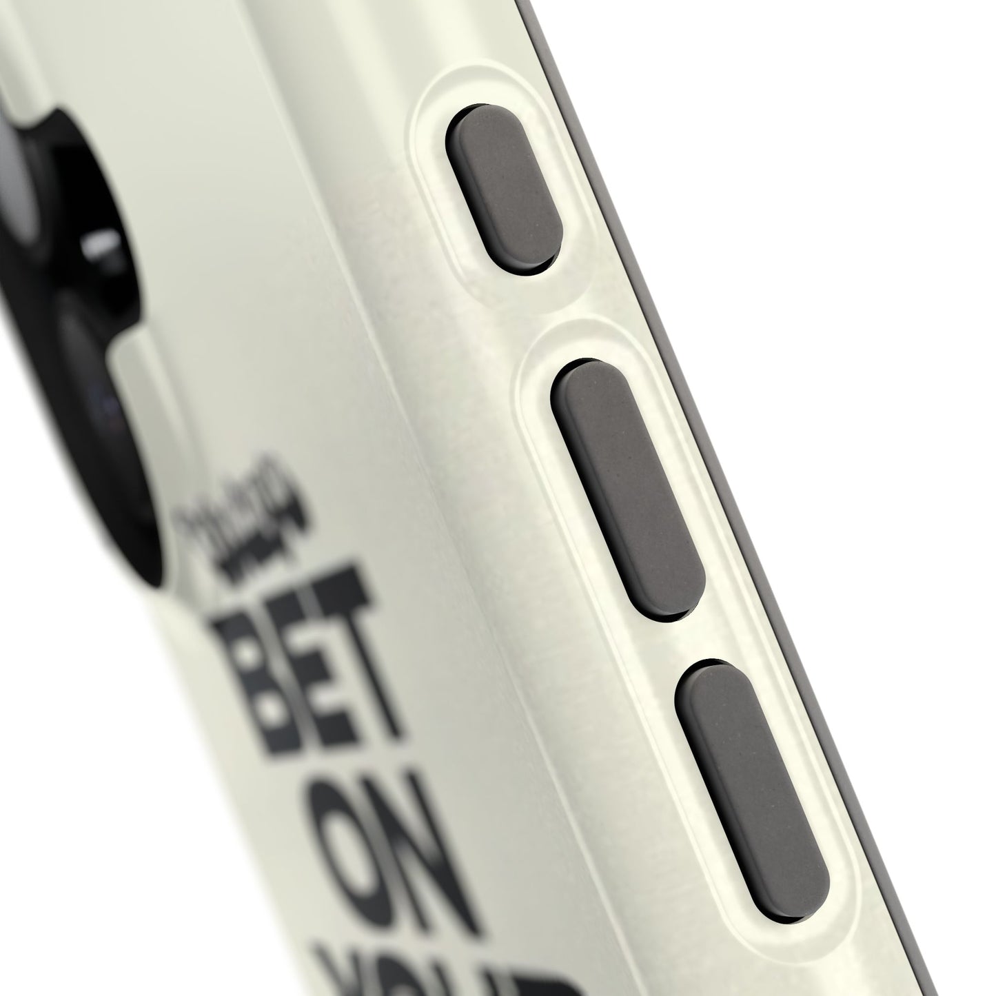 Magnetic Impact-Resistant Case — "Bet On Your Damn Self" Motivational Phone Cover