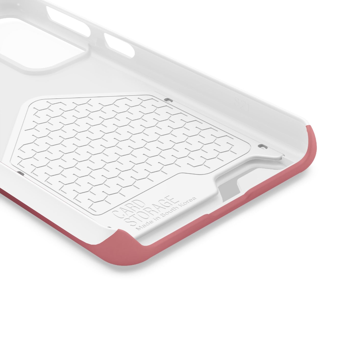 Slim Card-Holder Phone Case — Magnetic Red Wallet Cover