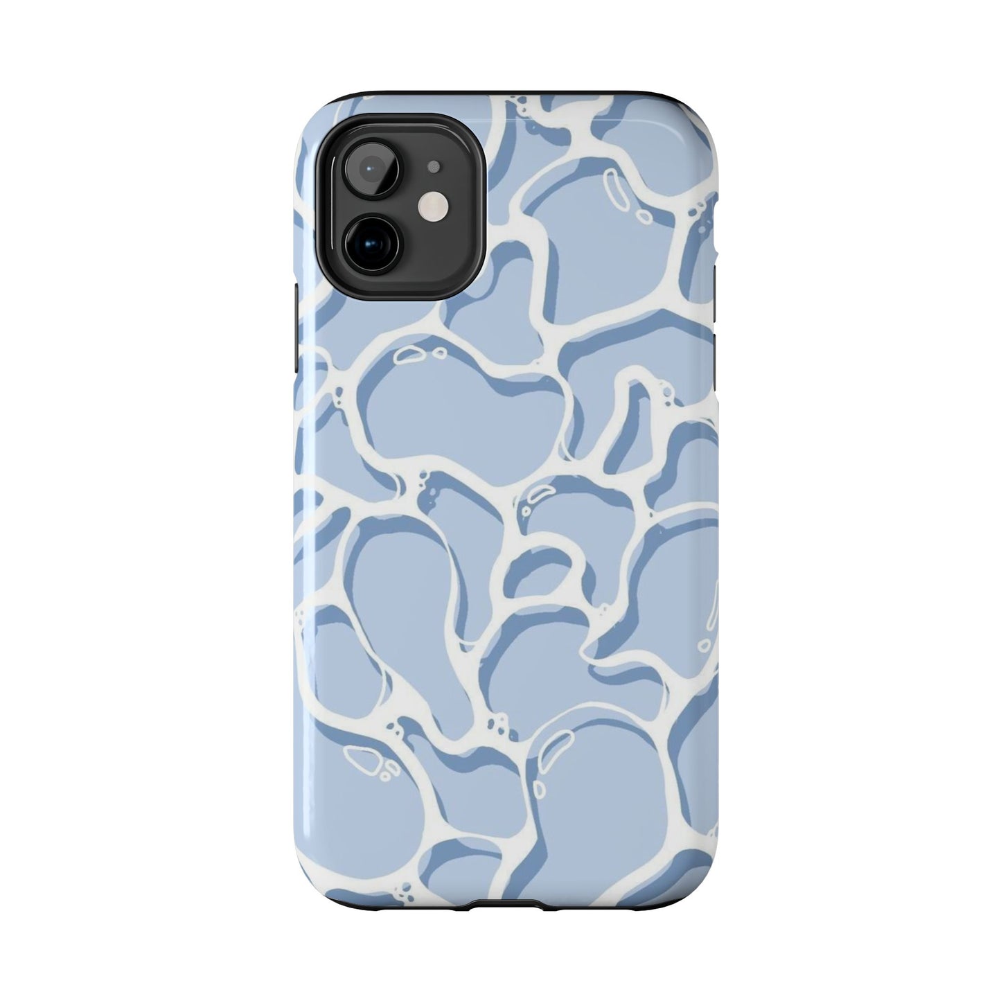 Blue Abstract Pool Pattern Tough Phone Case