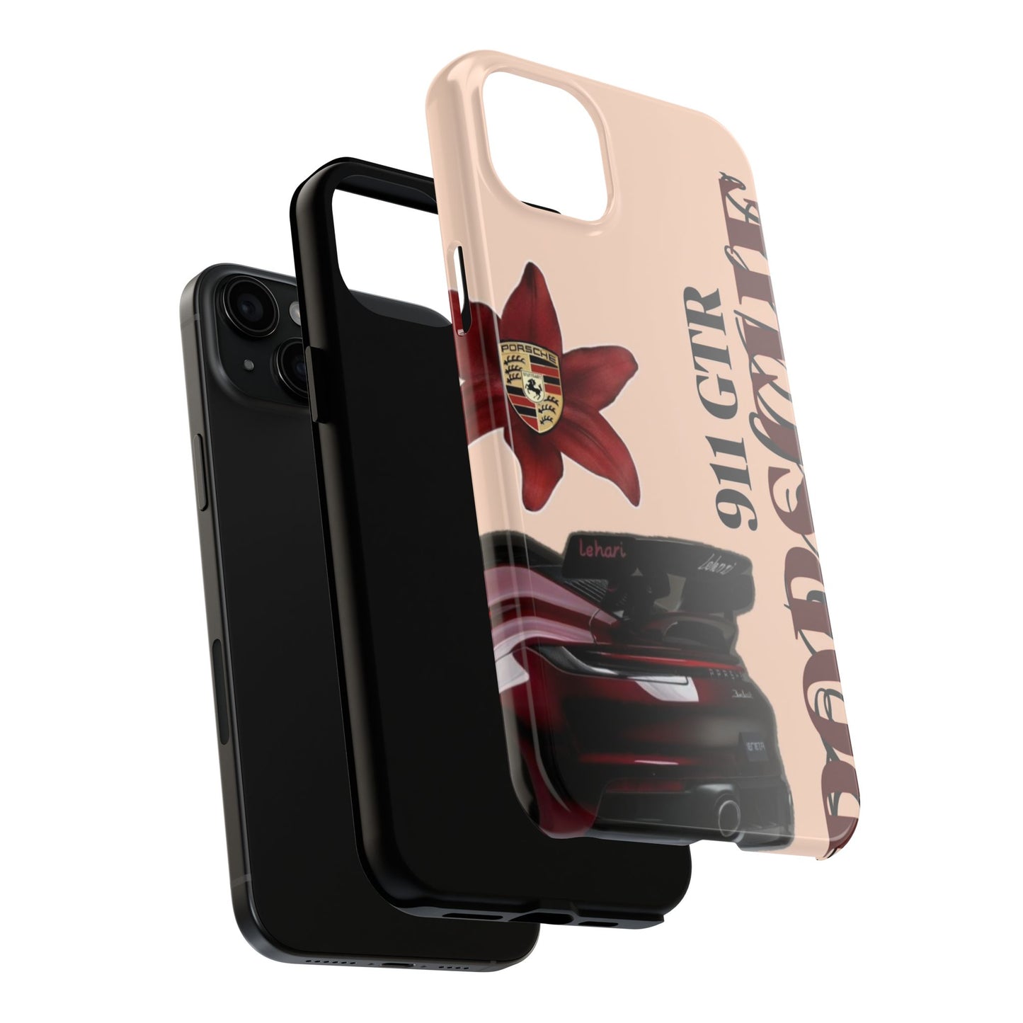 Porsche 911 GT-R Red Orchid Tough Phone Case — Sports Car Protective Cover