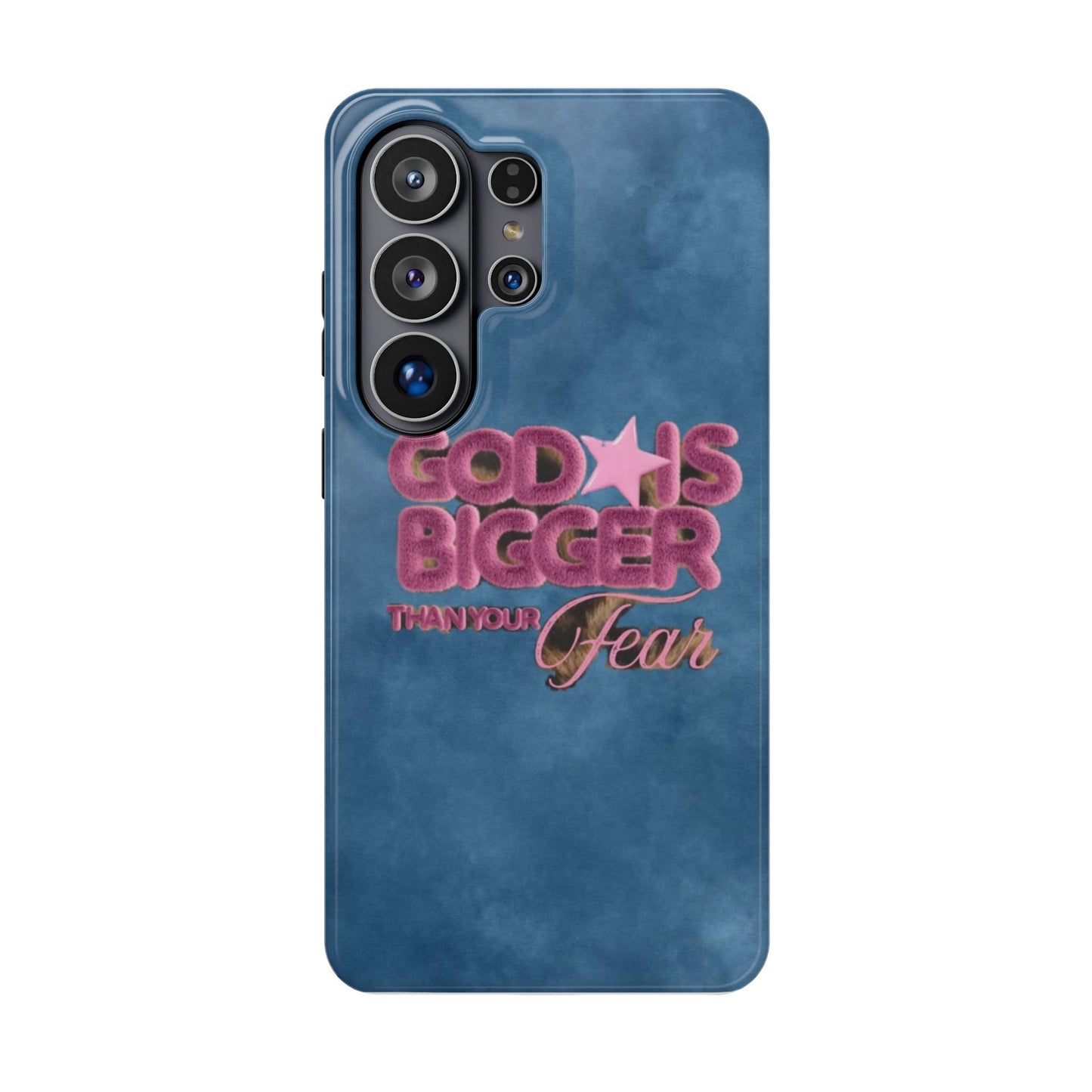Phone Case — “God Is Bigger Than Your Fear” Magnetic Impact-Resistant Case