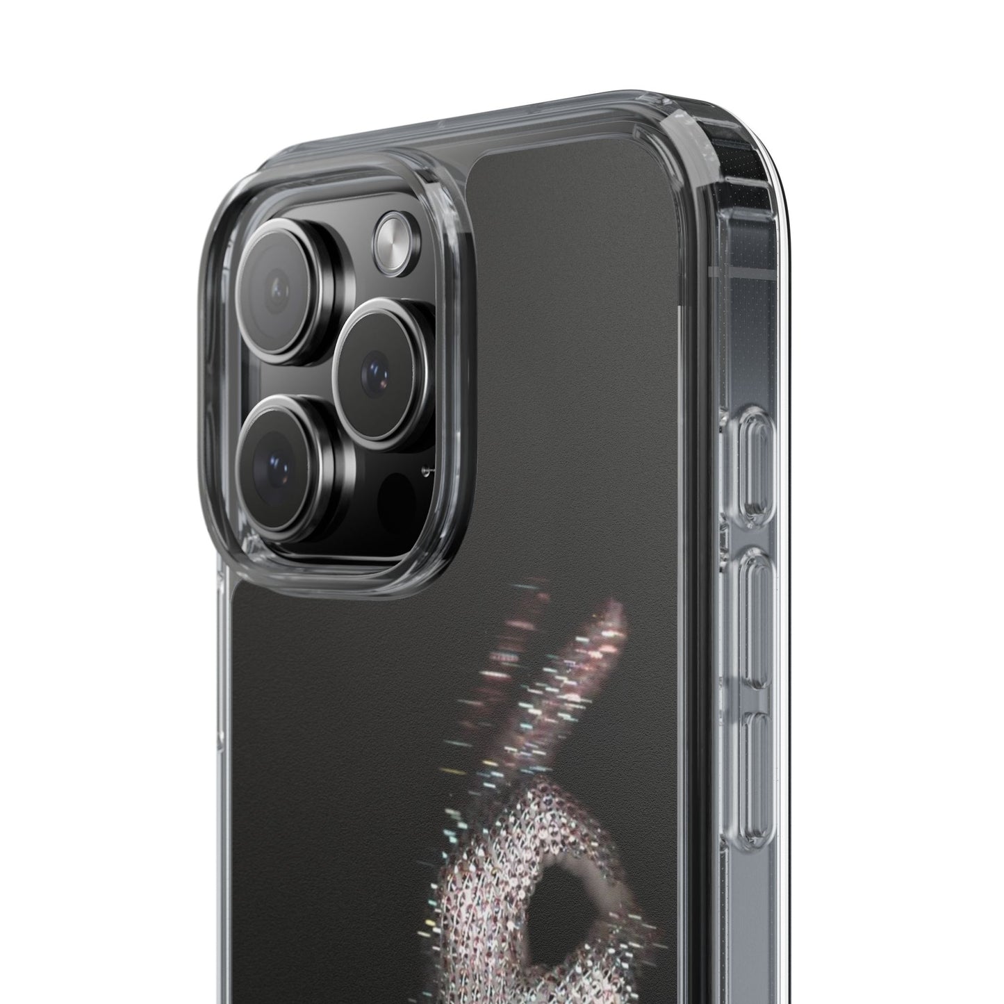 Diamond Glove OK Hand Clear Phone Case