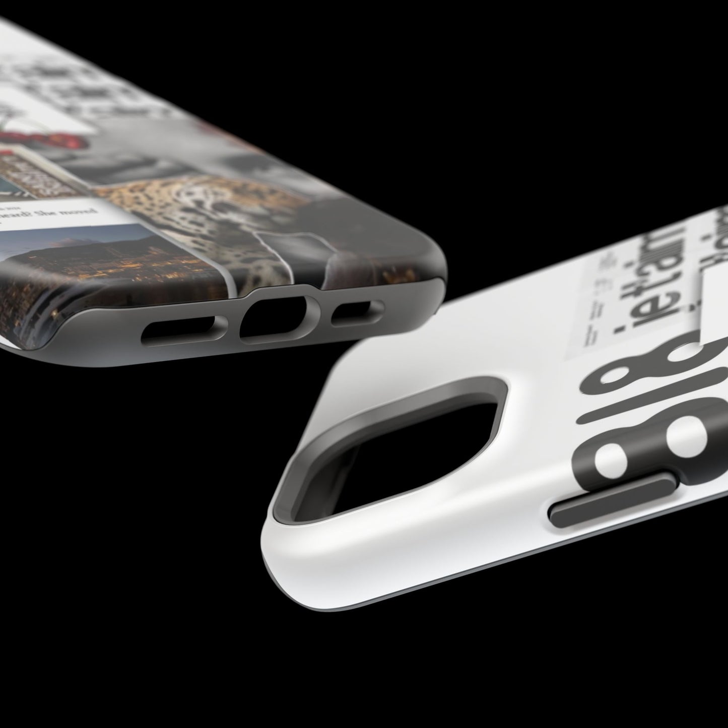 Collage 'Je t’aime' Magnetic Impact-Resistant Phone Case