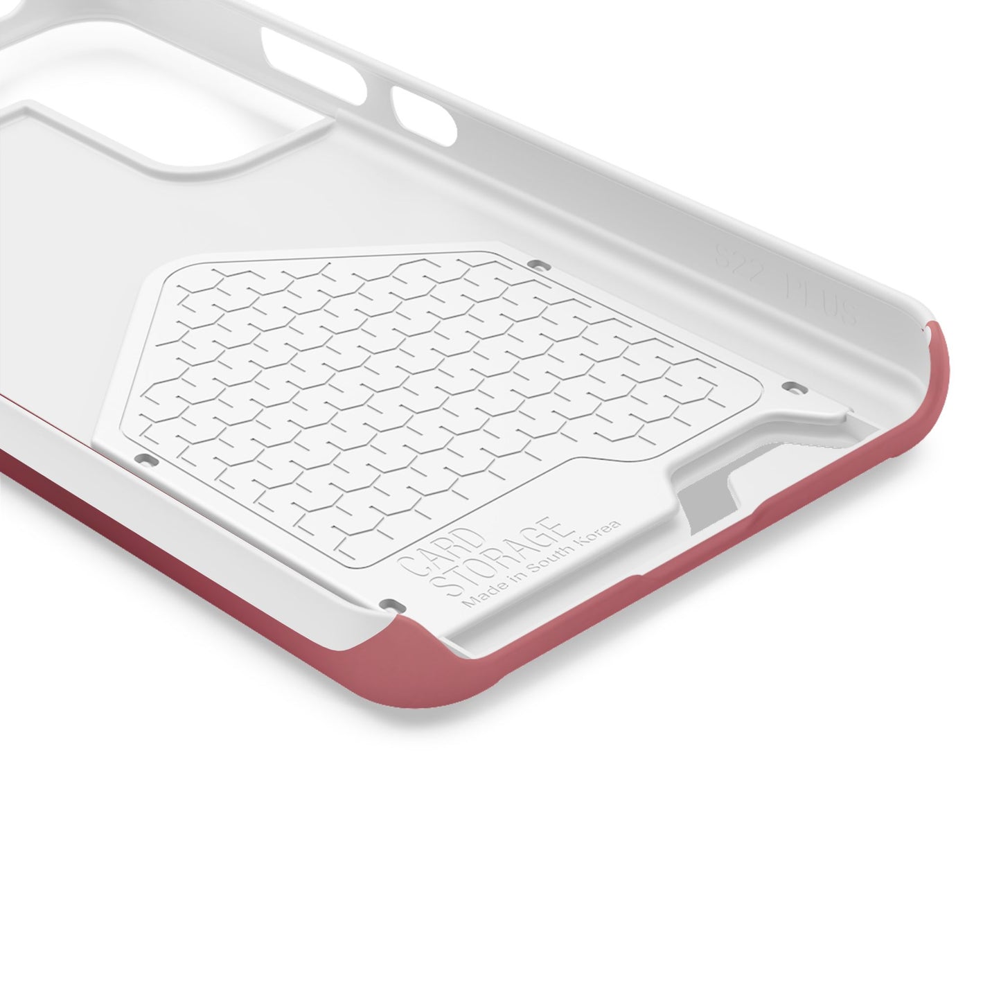 Slim Card-Holder Phone Case — Magnetic Red Wallet Cover