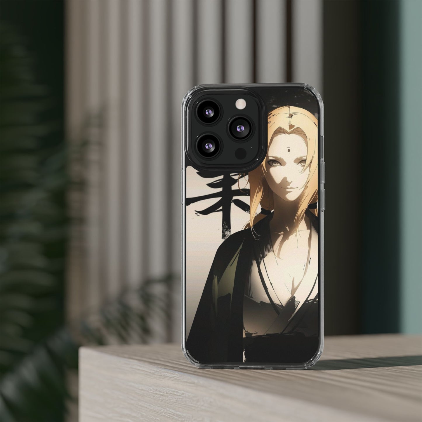 Clear Anime Character Impact-Resistant Phone Case
