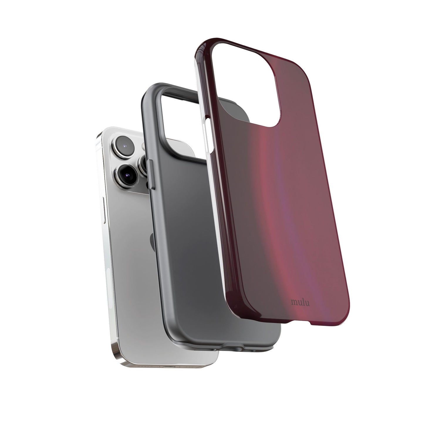 Maroon Gradient Phone Case - Tough Protective iPhone Cover
