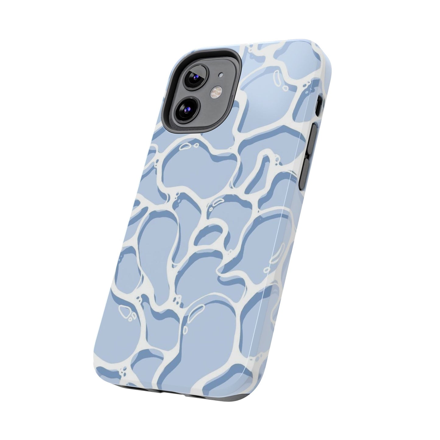 Blue Abstract Pool Pattern Tough Phone Case