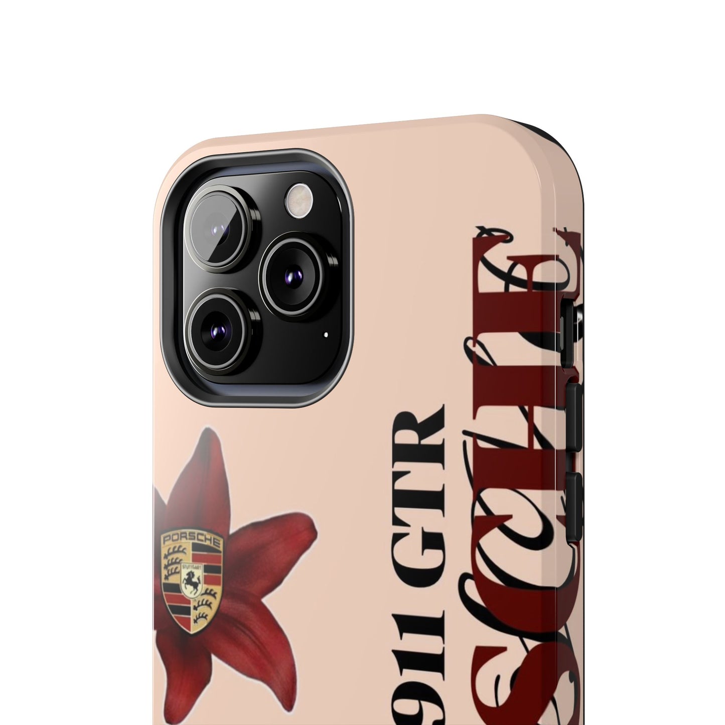 Porsche 911 GT-R Red Orchid Tough Phone Case — Sports Car Protective Cover