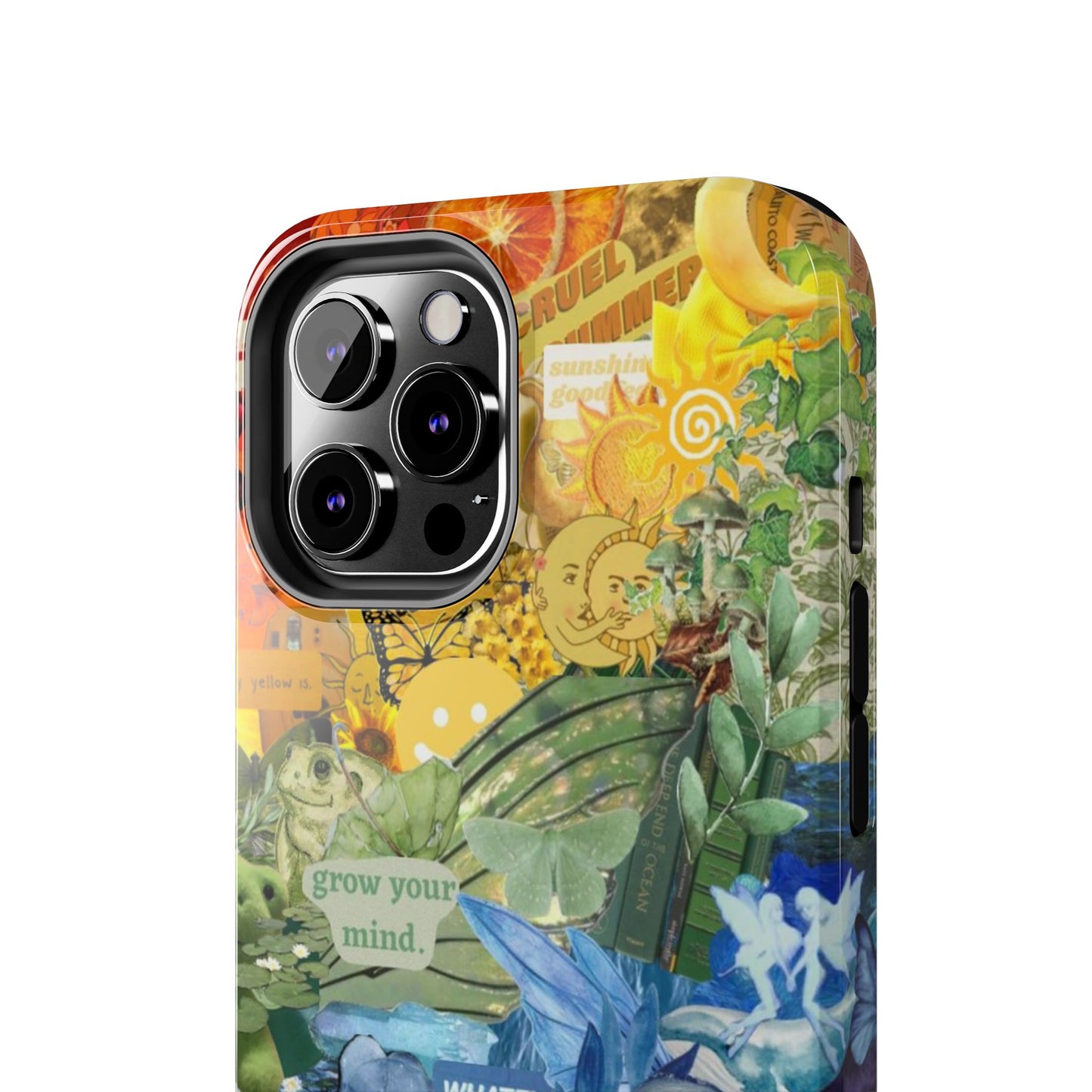 Collage Art Phone Case — 'Grow Your Mind' Lavender Haze Tough Case