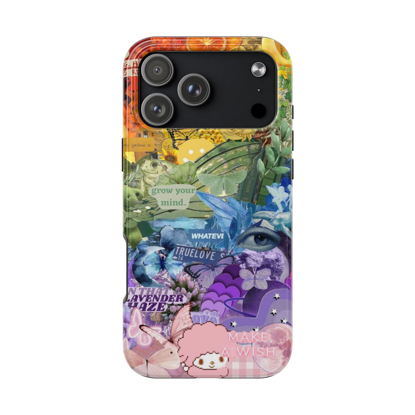 Collage Art Phone Case — 'Grow Your Mind' Lavender Haze Tough Case
