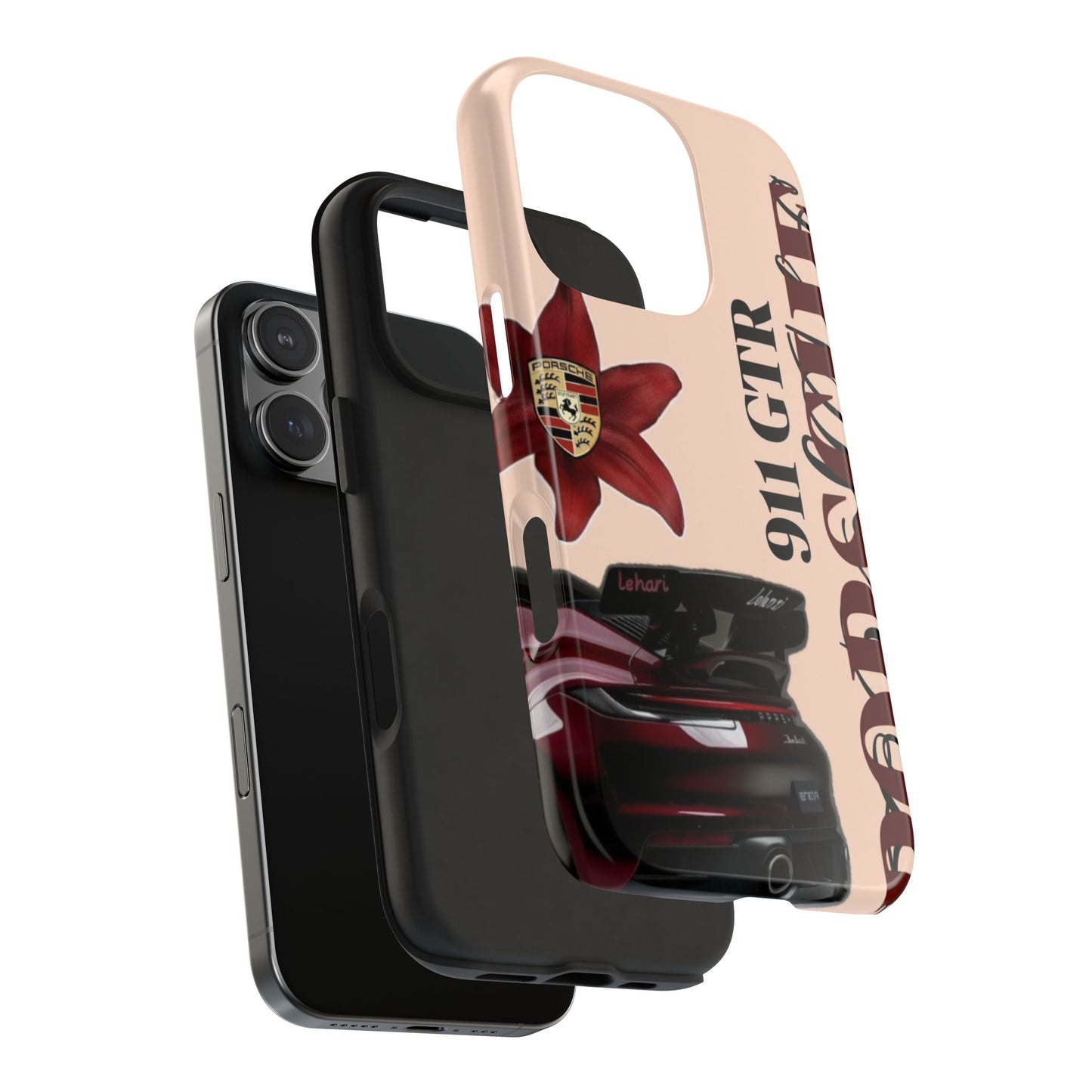 Porsche 911 GT-R Red Orchid Tough Phone Case — Sports Car Protective Cover
