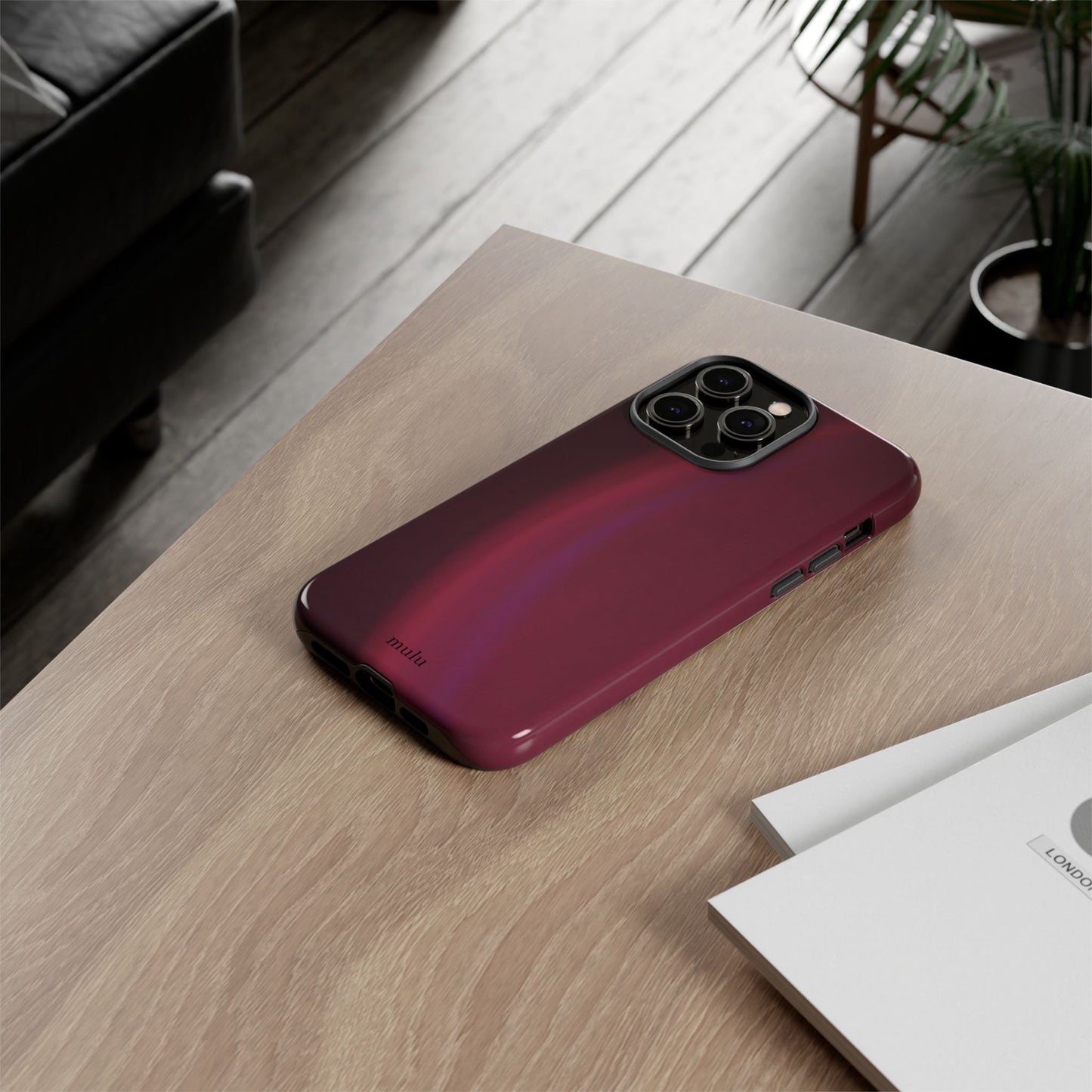 Maroon Gradient Phone Case - Tough Protective iPhone Cover