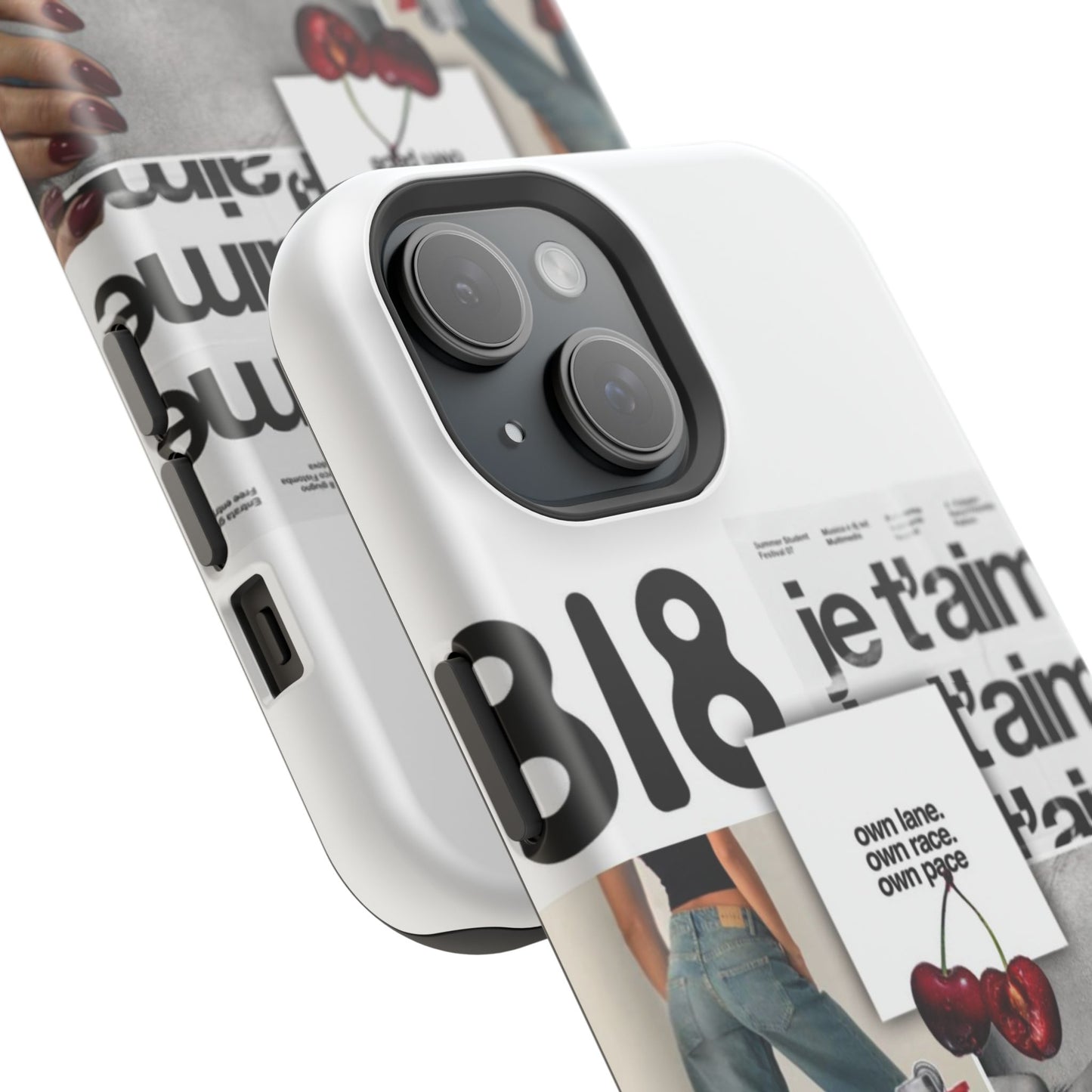 Collage 'Je t’aime' Magnetic Impact-Resistant Phone Case