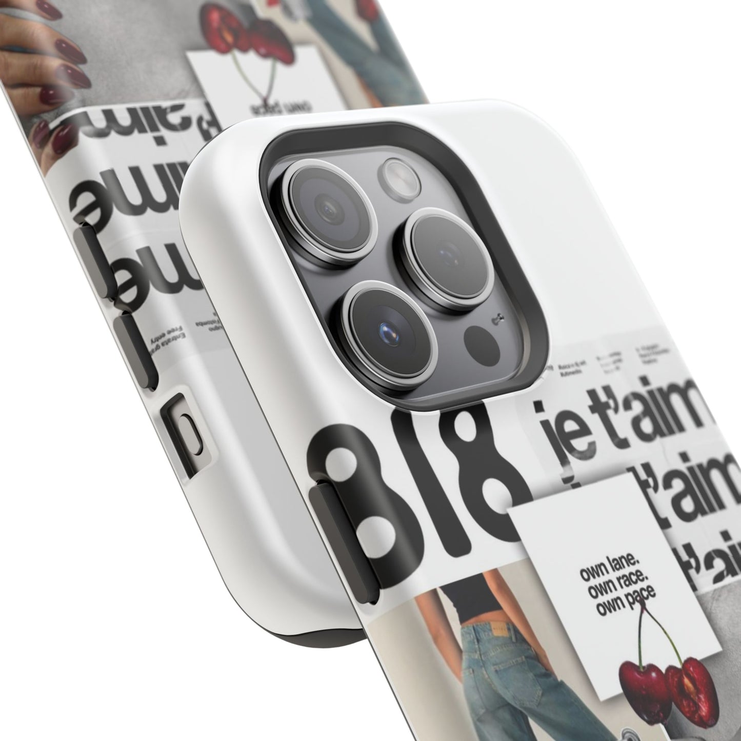 Collage 'Je t’aime' Magnetic Impact-Resistant Phone Case