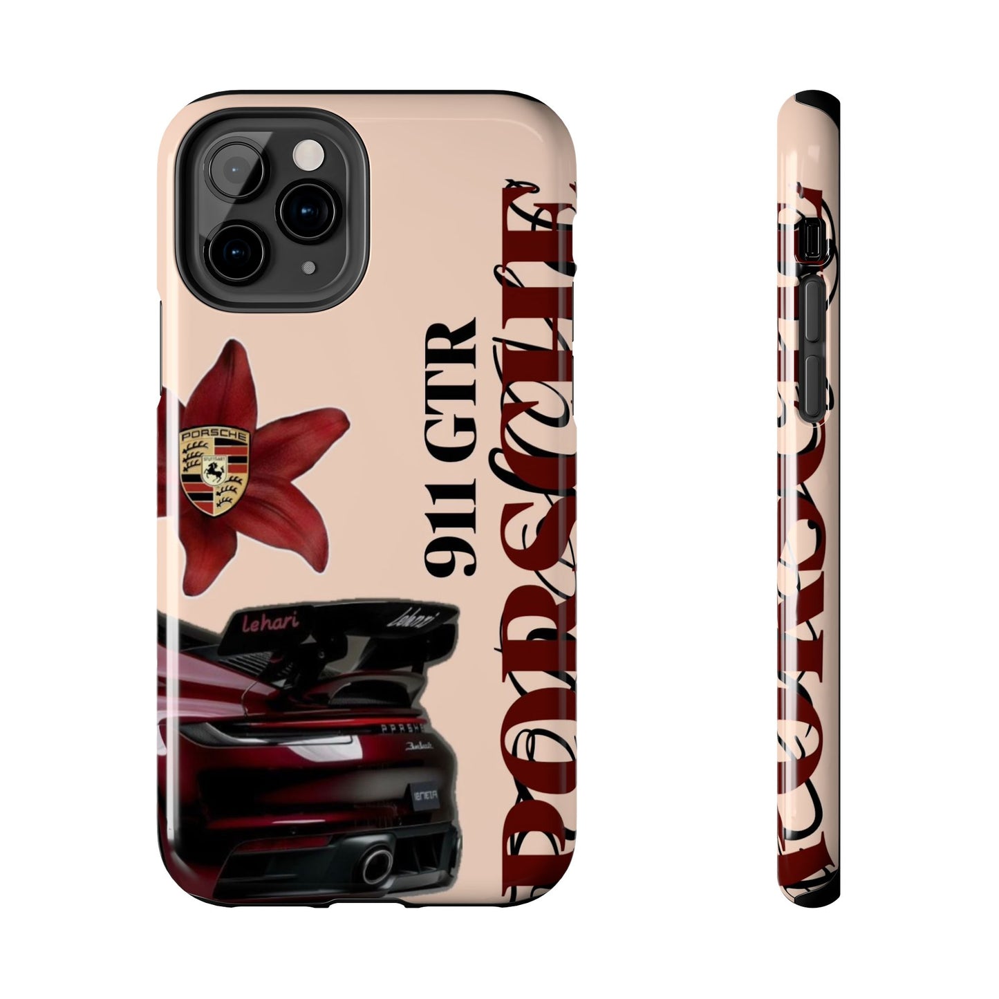 Porsche 911 GT-R Red Orchid Tough Phone Case — Sports Car Protective Cover