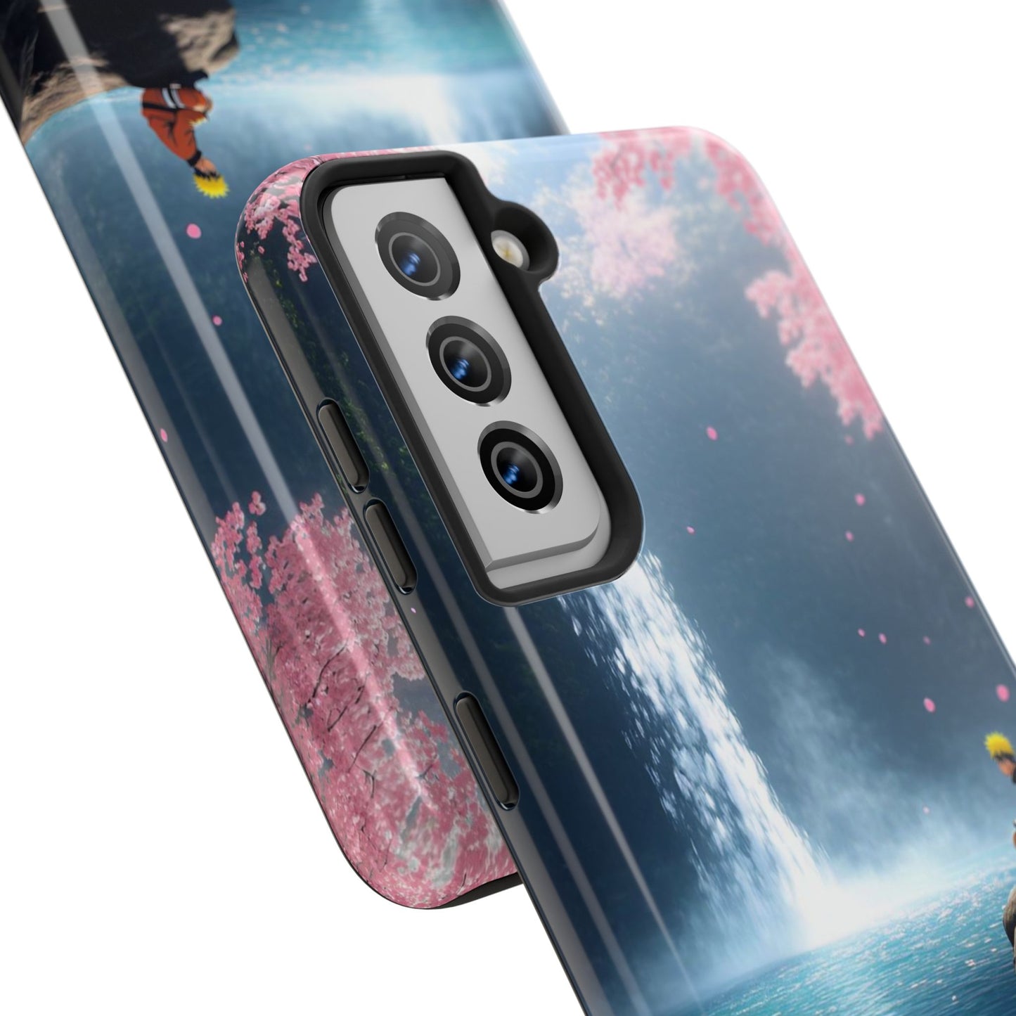Naruto Scenic Tough Phone Case — Waterfall Meditation Anime Cover