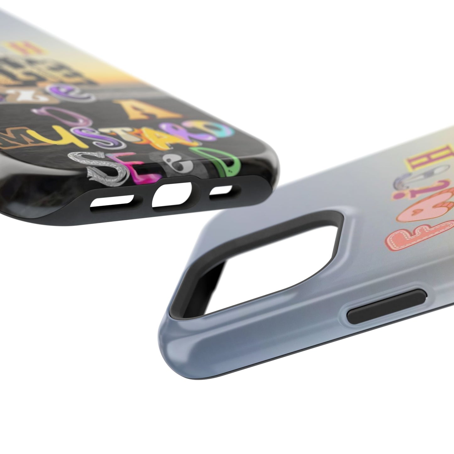 Magnetic Impact-Resistant Phone Case — "Faith the Size of a Mustard Seed" Sunset Design