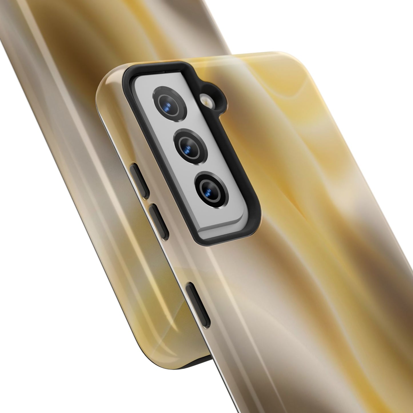 Gold Marble Tough Phone Case — Protective iPhone Case with Elegant Swirl Design