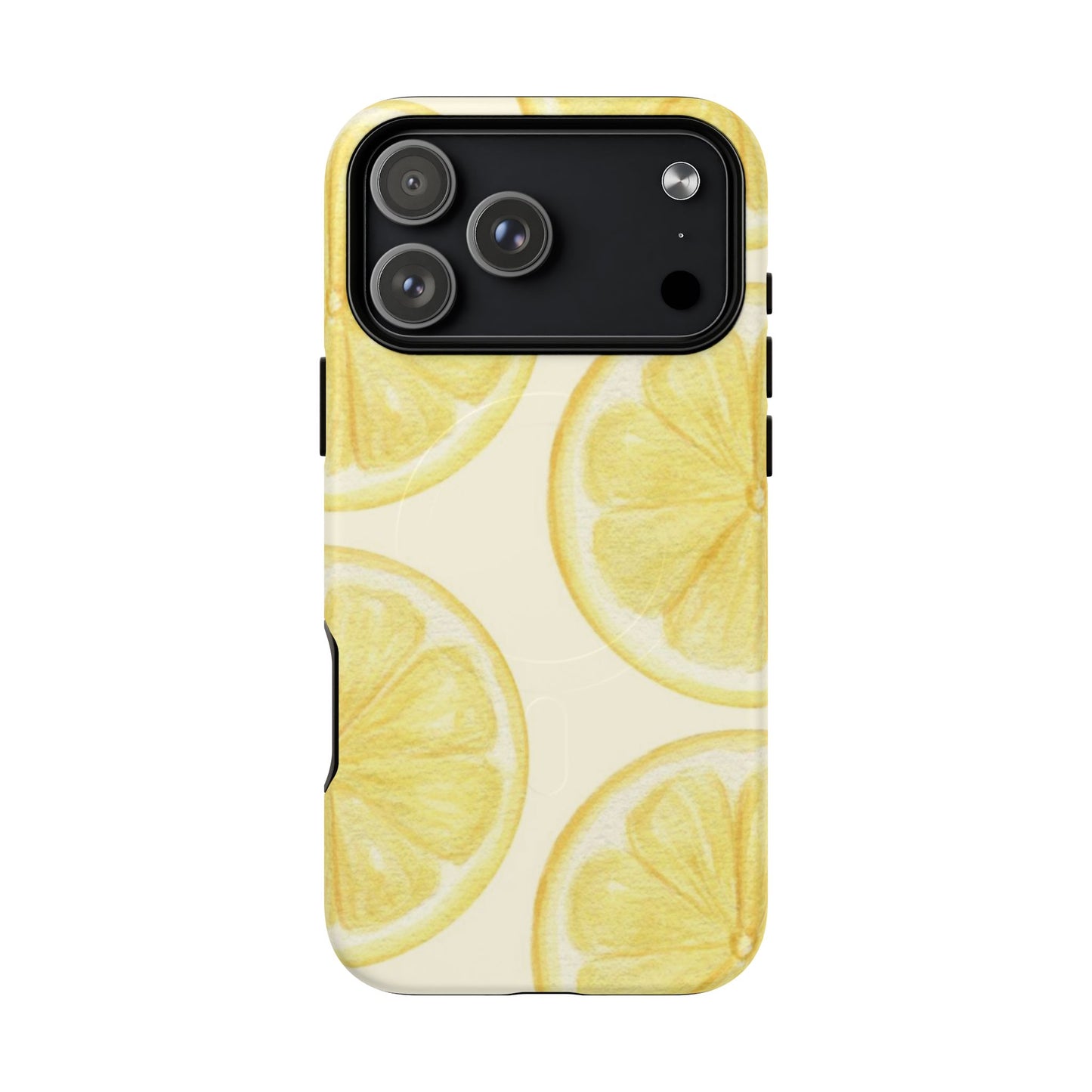 Lemon Slices Tough Magnetic Phone Case — Protective Citrus Pattern