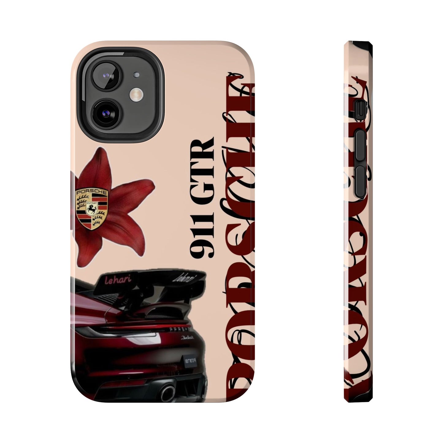 Porsche 911 GT-R Red Orchid Tough Phone Case — Sports Car Protective Cover
