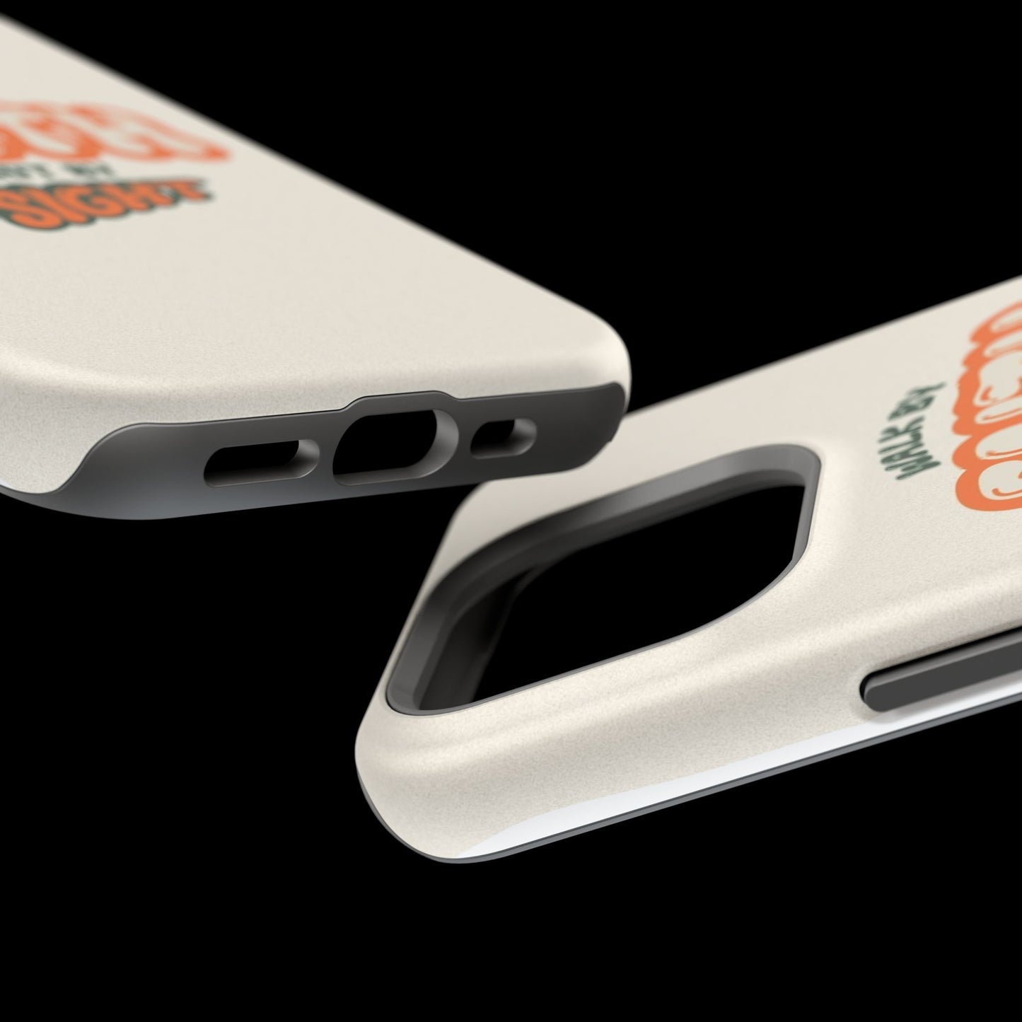 Magnetic Impact-Resistant Case — "Walk by Faith Not by Sight" Inspirational Phone Cover