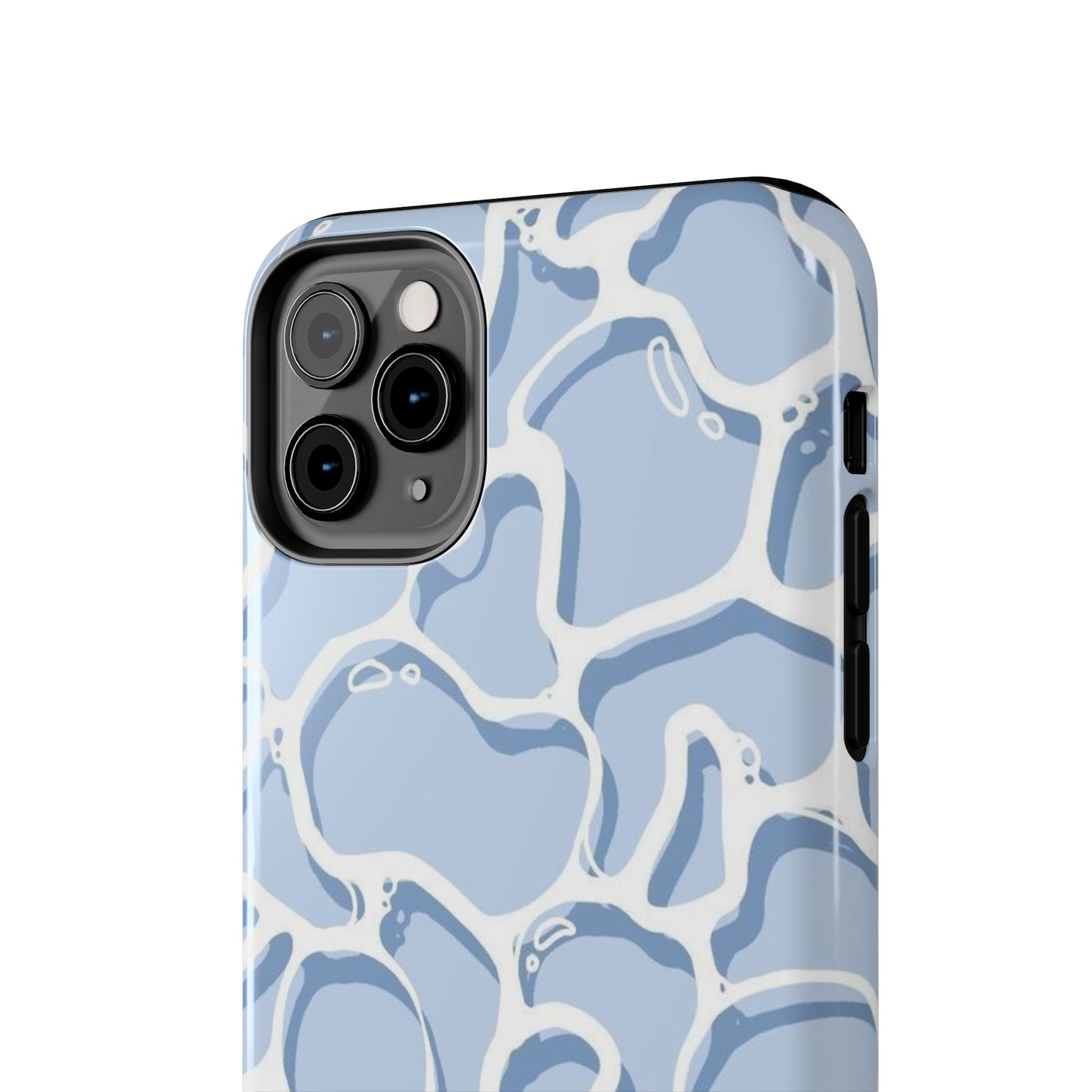 Blue Abstract Pool Pattern Tough Phone Case