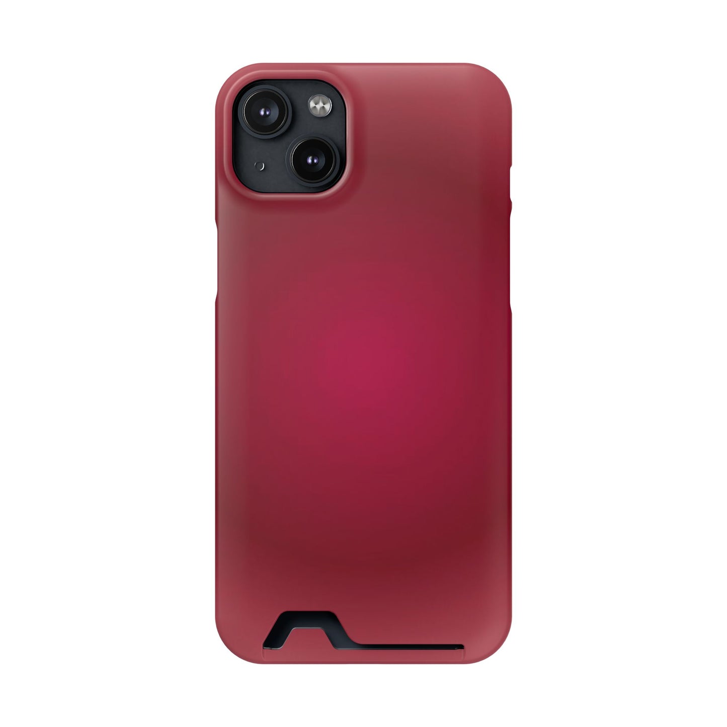 Slim Card-Holder Phone Case — Magnetic Red Wallet Cover