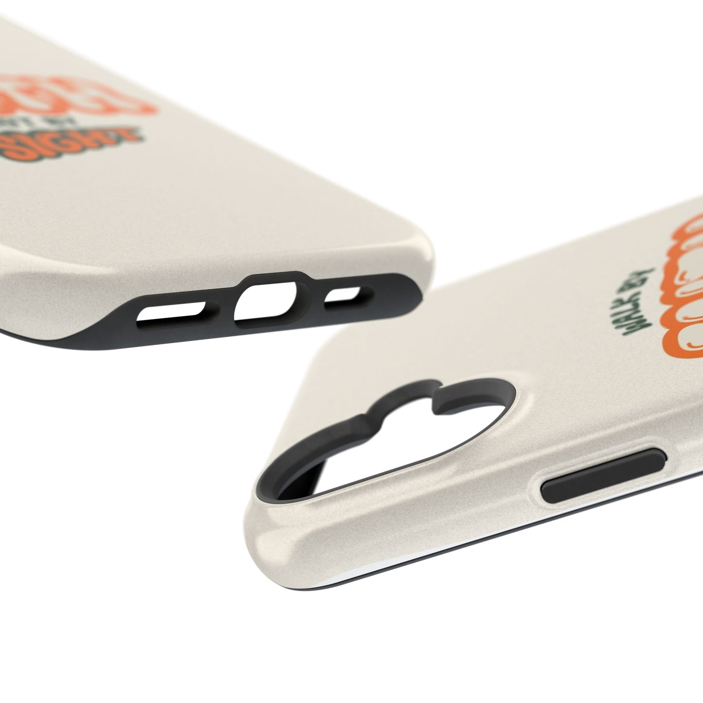 Magnetic Impact-Resistant Case — "Walk by Faith Not by Sight" Inspirational Phone Cover