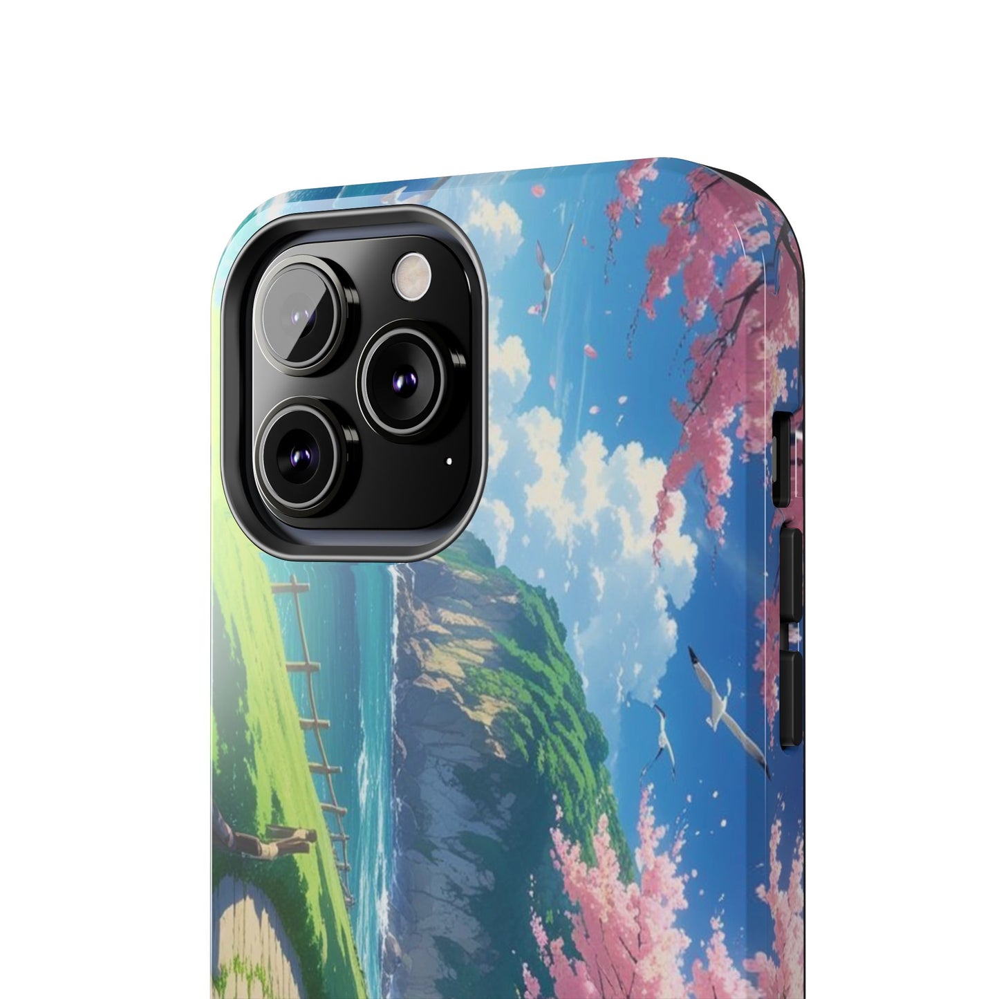 Tough Phone Case — Scenic Cherry Blossom Landscape Phone Cover