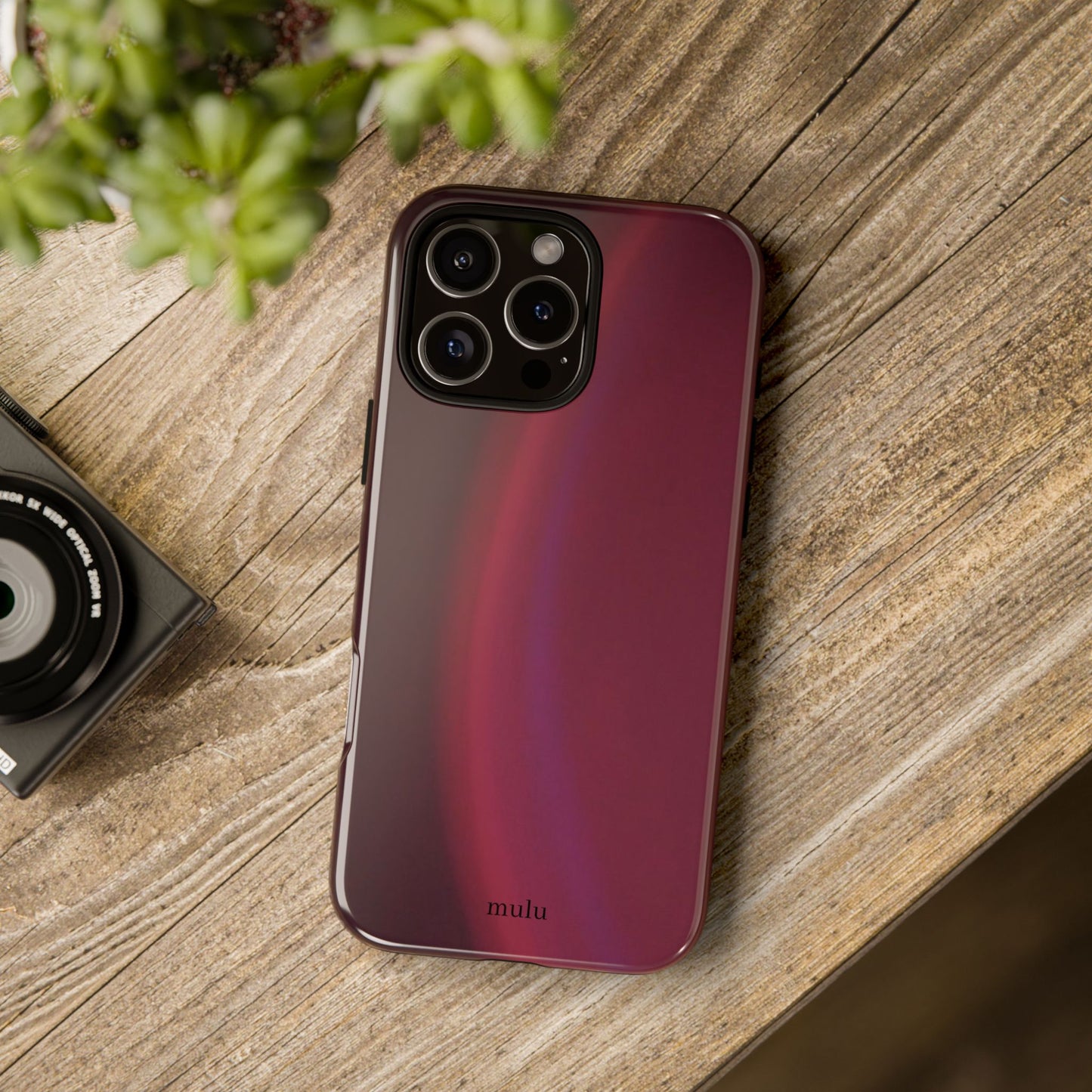 Maroon Gradient Phone Case - Tough Protective iPhone Cover