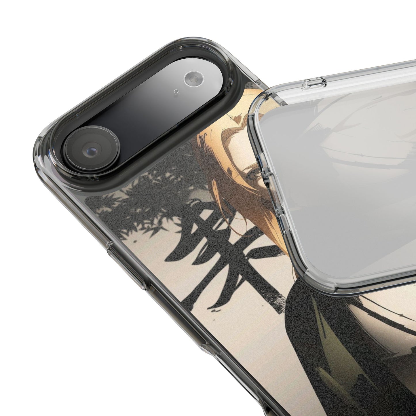 Clear Anime Character Impact-Resistant Phone Case