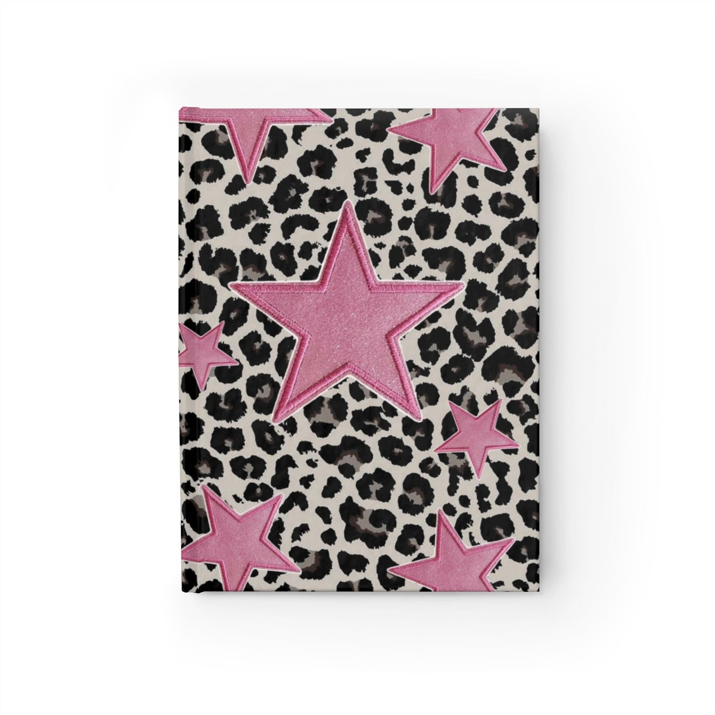 Pink Star Leopard Journal - Ruled Lined Notebook for Teens & Trendsetters