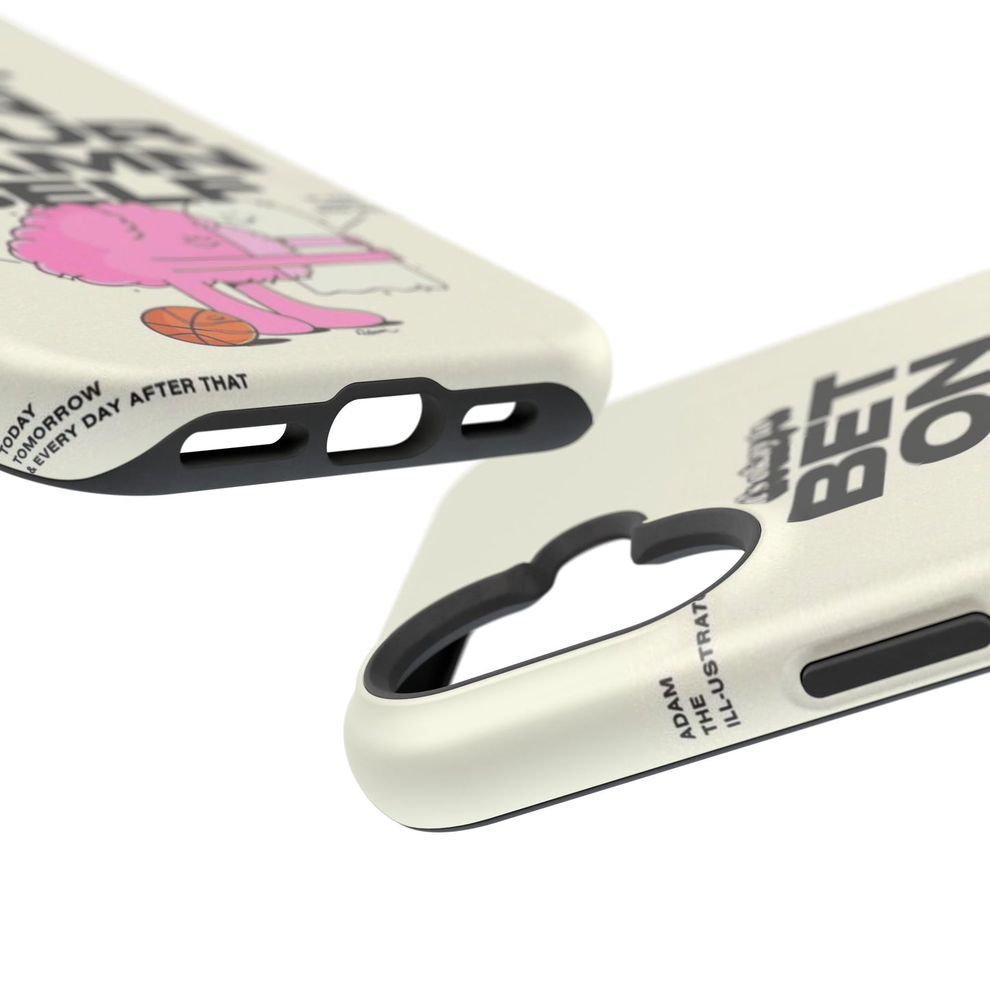 Magnetic Impact-Resistant Case — "Bet On Your Damn Self" Motivational Phone Cover