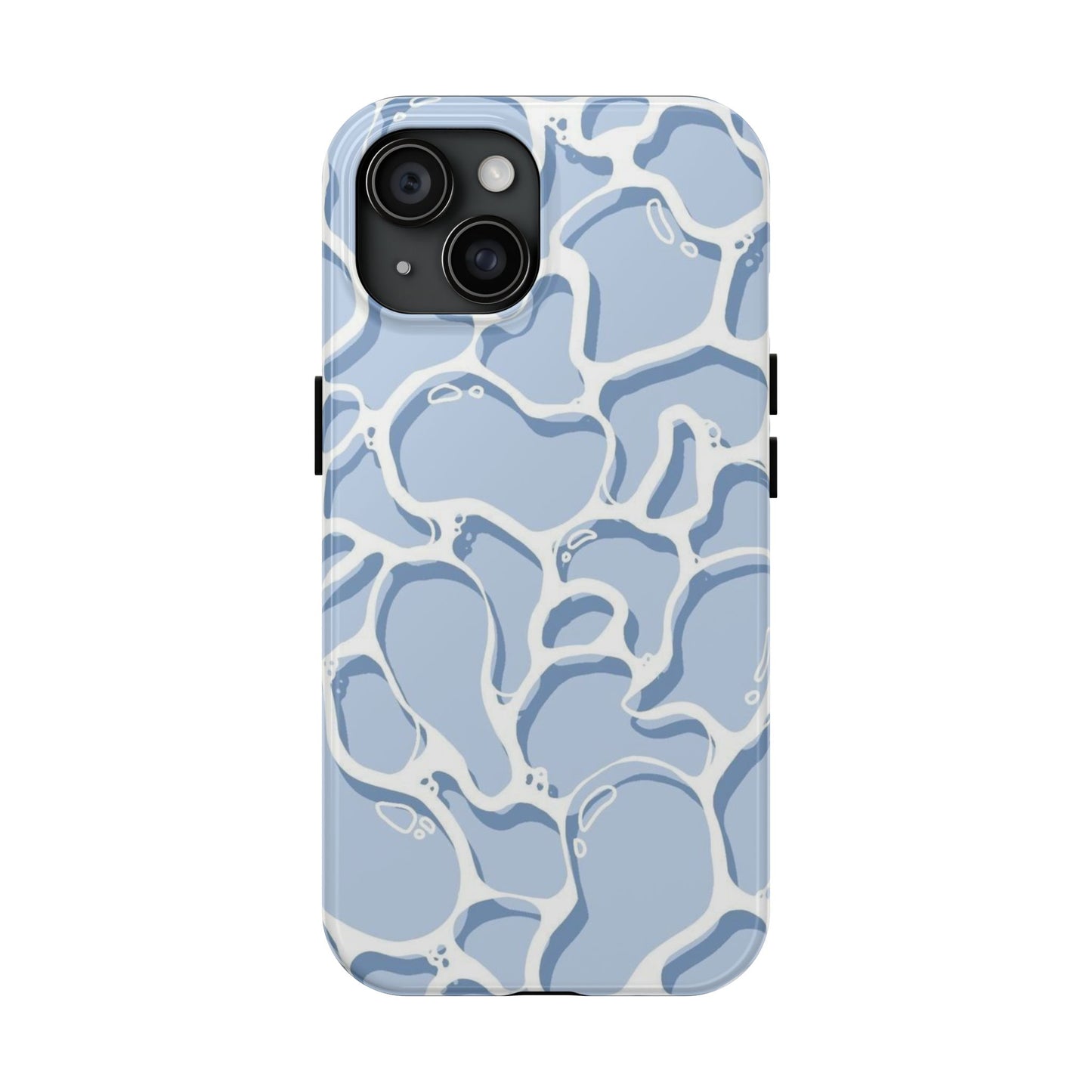 Blue Abstract Pool Pattern Tough Phone Case