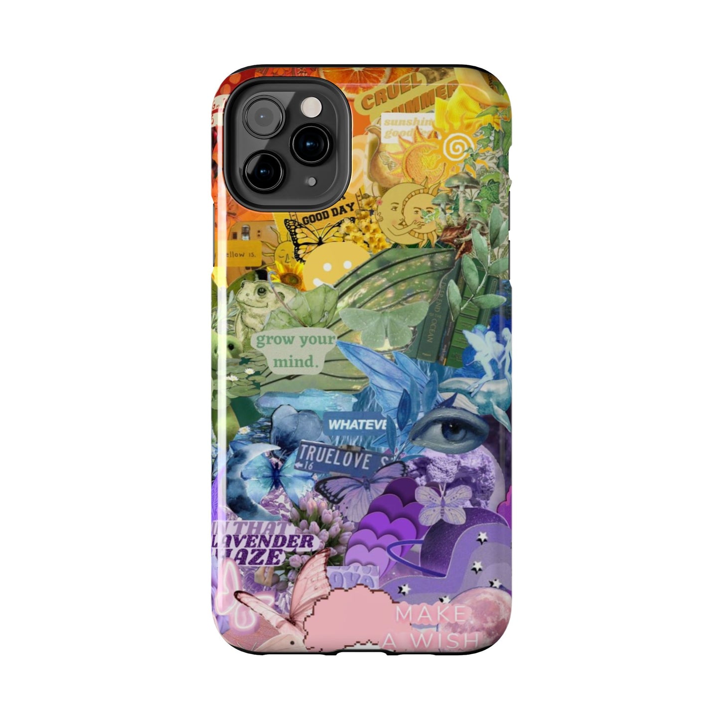 Collage Art Phone Case — 'Grow Your Mind' Lavender Haze Tough Case