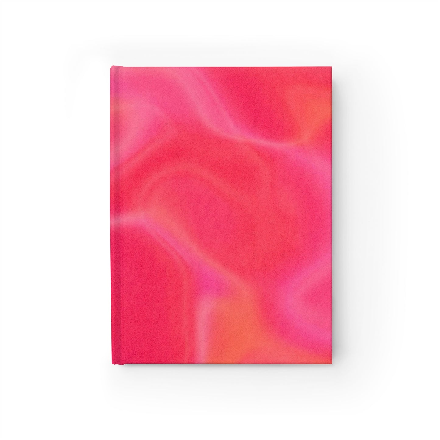 Pink Marble Ruled Journal — Soft Swirl Lined Notebook for Notes & Journaling