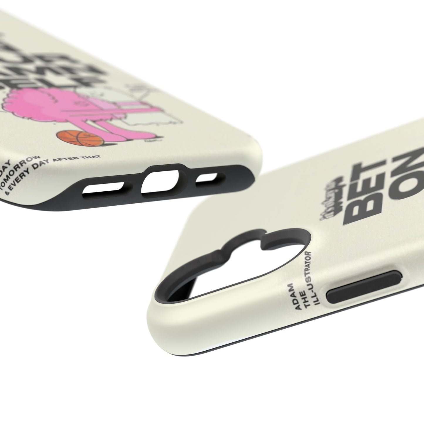 Magnetic Impact-Resistant Case — "Bet On Your Damn Self" Motivational Phone Cover