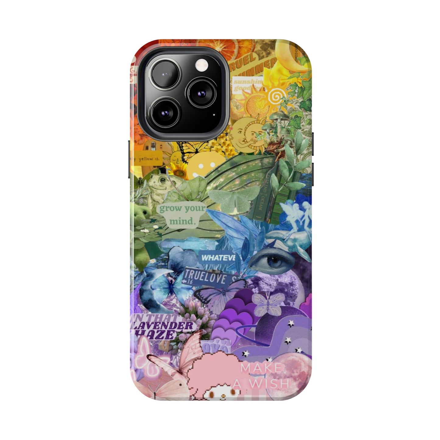 Collage Art Phone Case — 'Grow Your Mind' Lavender Haze Tough Case