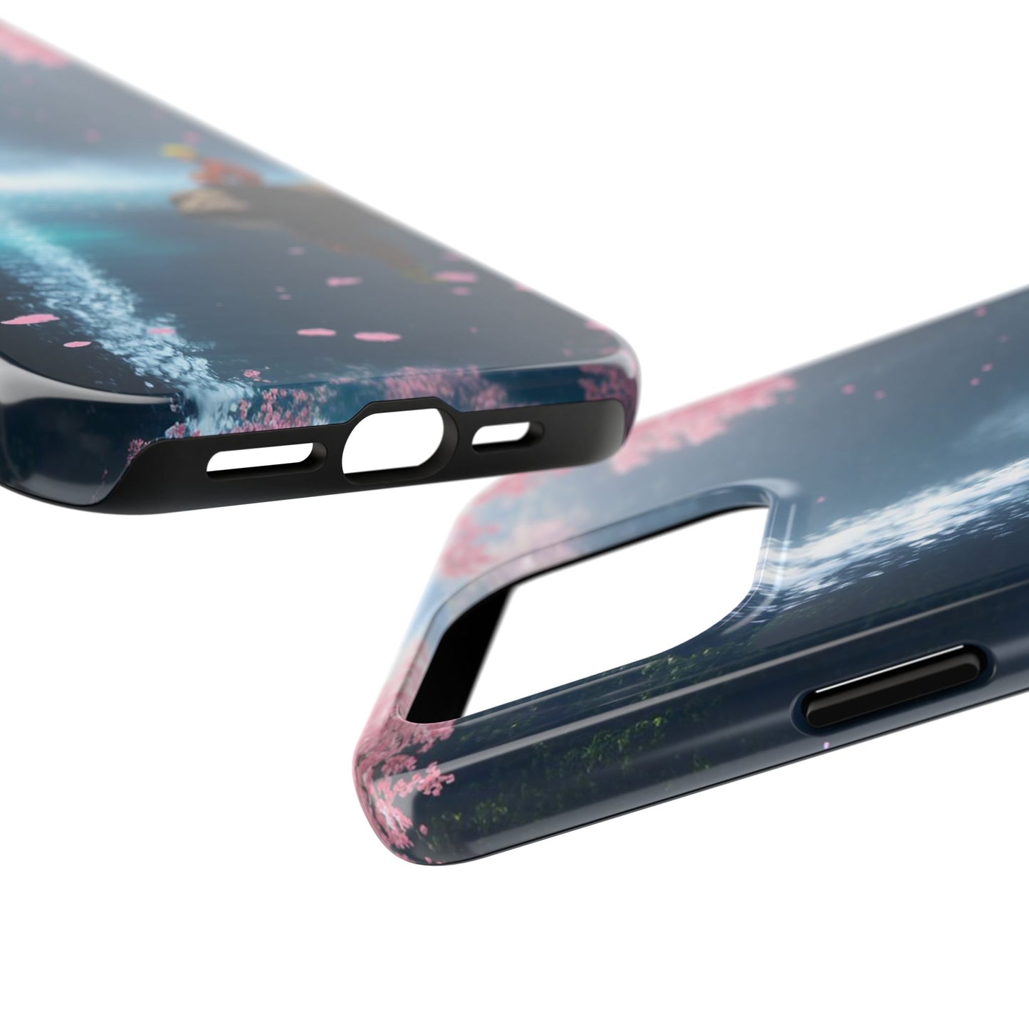Naruto Scenic Tough Phone Case — Waterfall Meditation Anime Cover