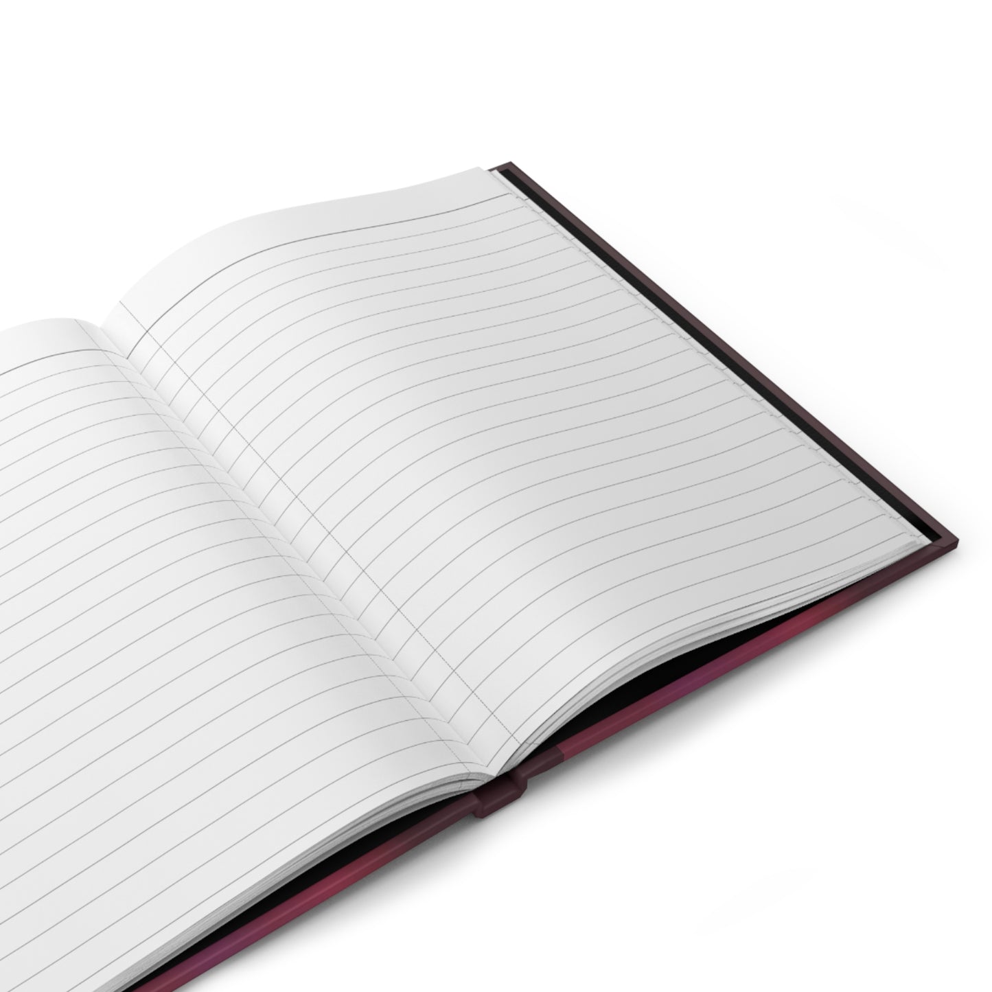 Burgundy Gradient Hardcover Journal — Matte Writing Notebook for Notes & Gifts