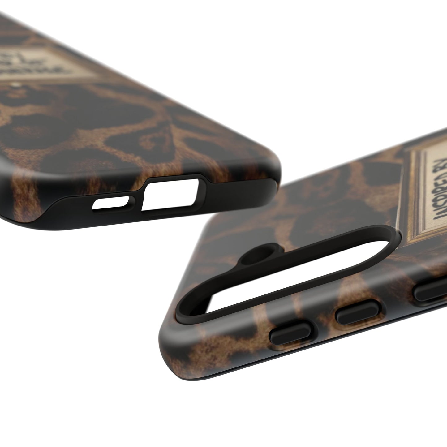 Leopard 'Inspired by the Fear of Being Average' Phone Case
